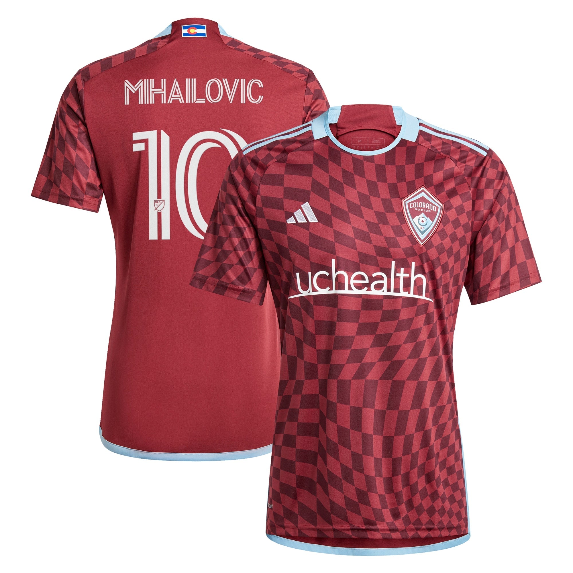 Espoor™ Djordje Mihailovic Colorado Rapids adidas 2024 One Flag Kit Player Jersey - Burgundy