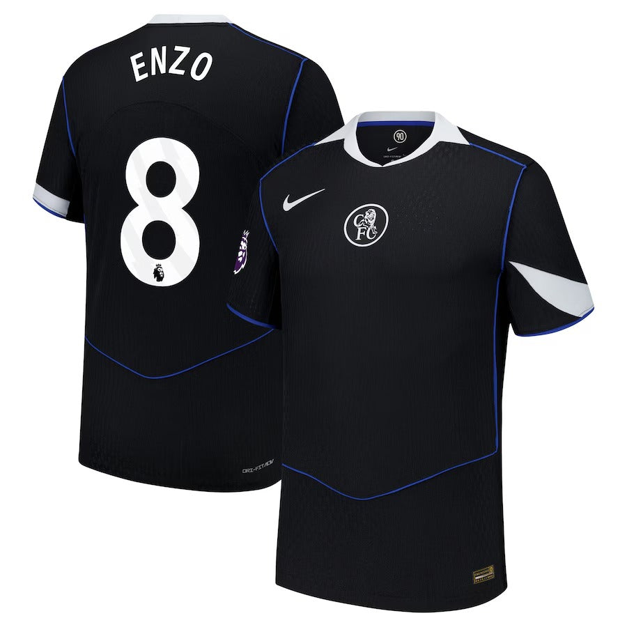 Espoor™ Enzo Fernández Chelsea Nike 2025/26 Third Player Jersey - Black