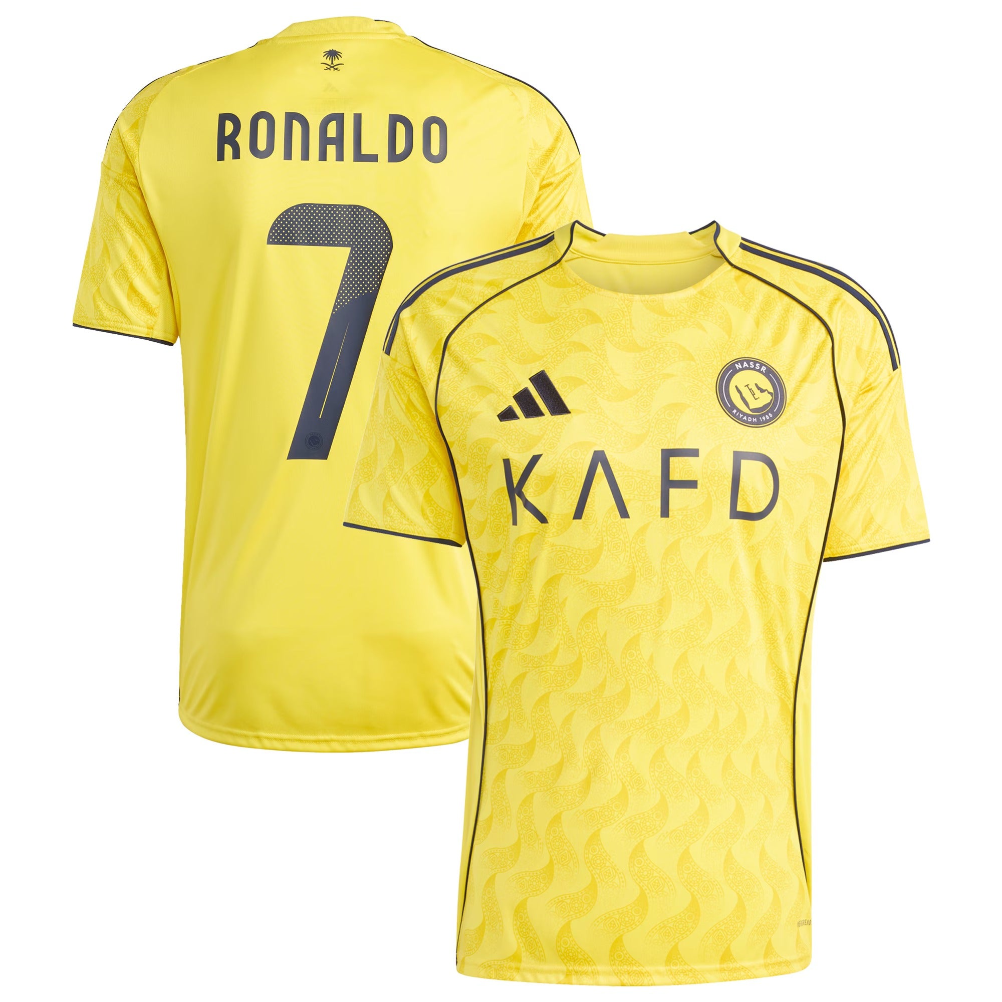Espoor™ Al-Nassr  Edition 2025/26 Home #7 Legend Fan Jersey - Yellow ( Ronaldo )