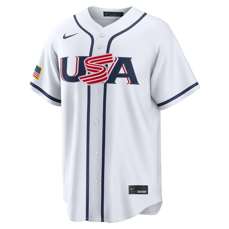 Espoor™ USA Baseball Edition 2026 Home Custom Fan Jersey - White