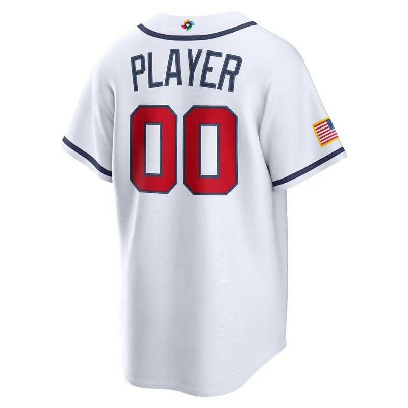 Espoor™ USA Baseball Edition 2026 Home Custom Fan Jersey - White