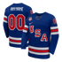 Espoor™ USA Hockey Edition 2026 Home Custom Fan Jersey - Royal Blue