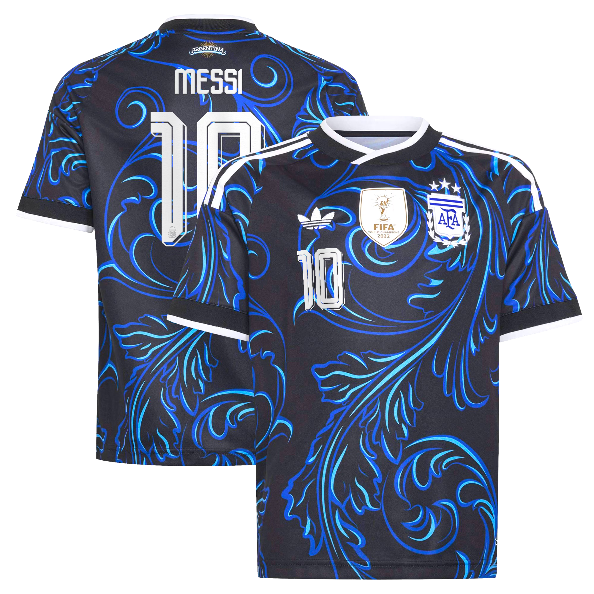 Espoor™ Argentina Style 2026 Custom Player Edition Jersey - Black (Messi. 10)