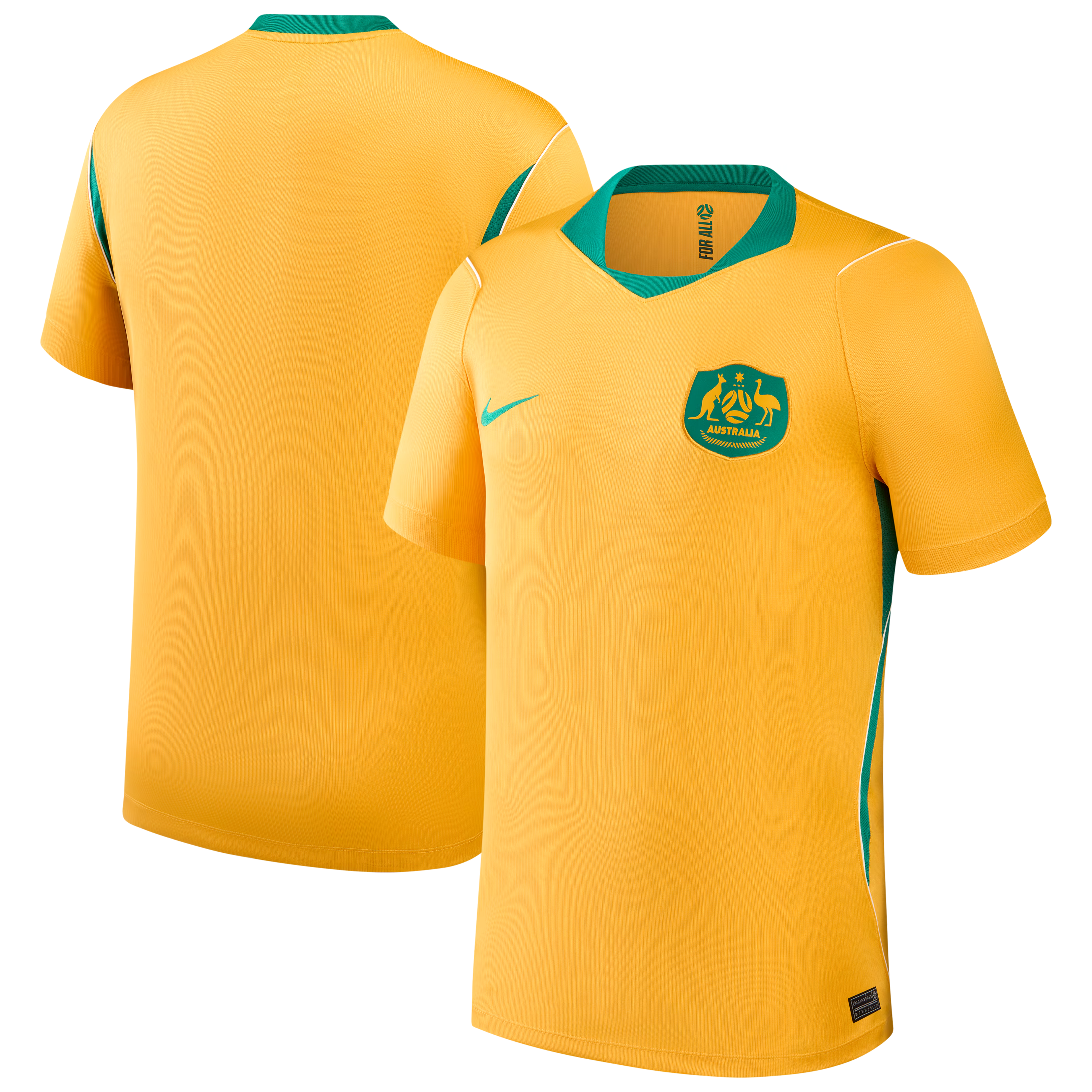Espoor™ Australia Style 2026 Home Custom Fan Jersey - Yellow