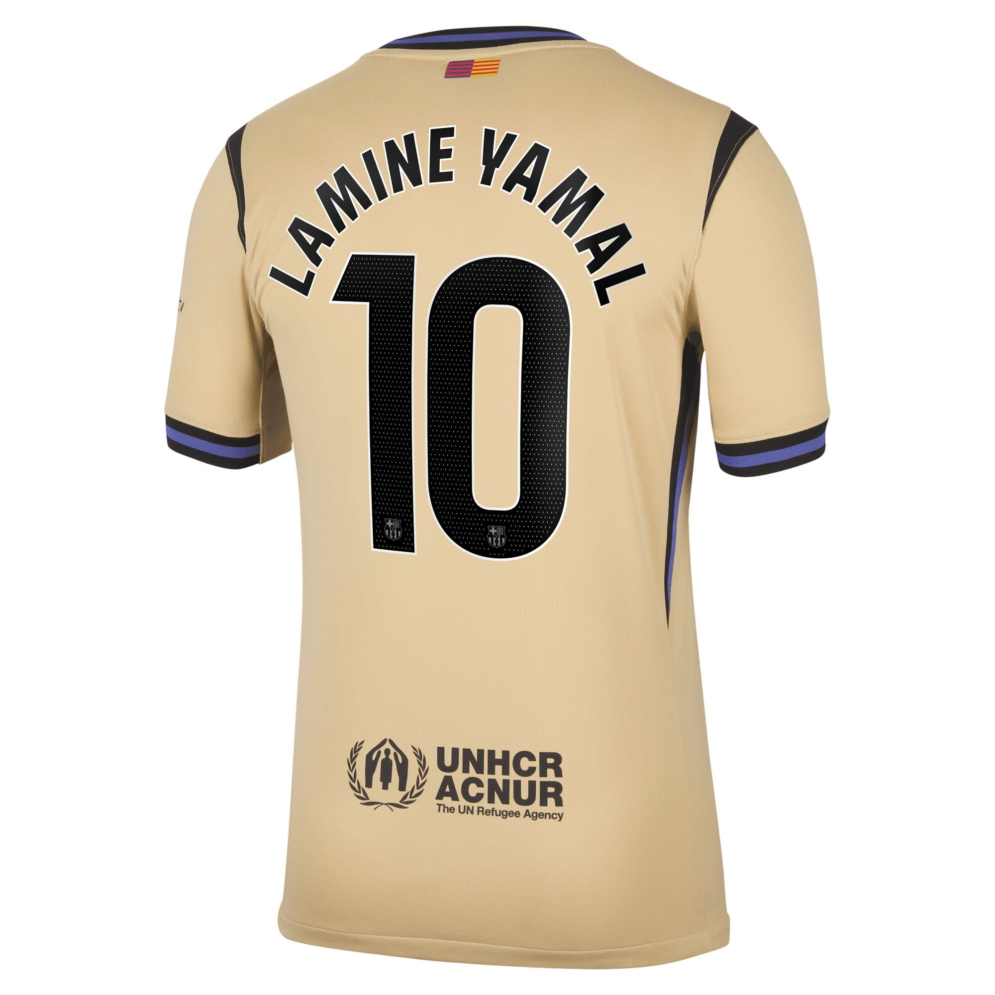 Espoor™ Barcelona Edition 2025/26 Away #10 Legend Fan Jersey - Gold (Yamal)