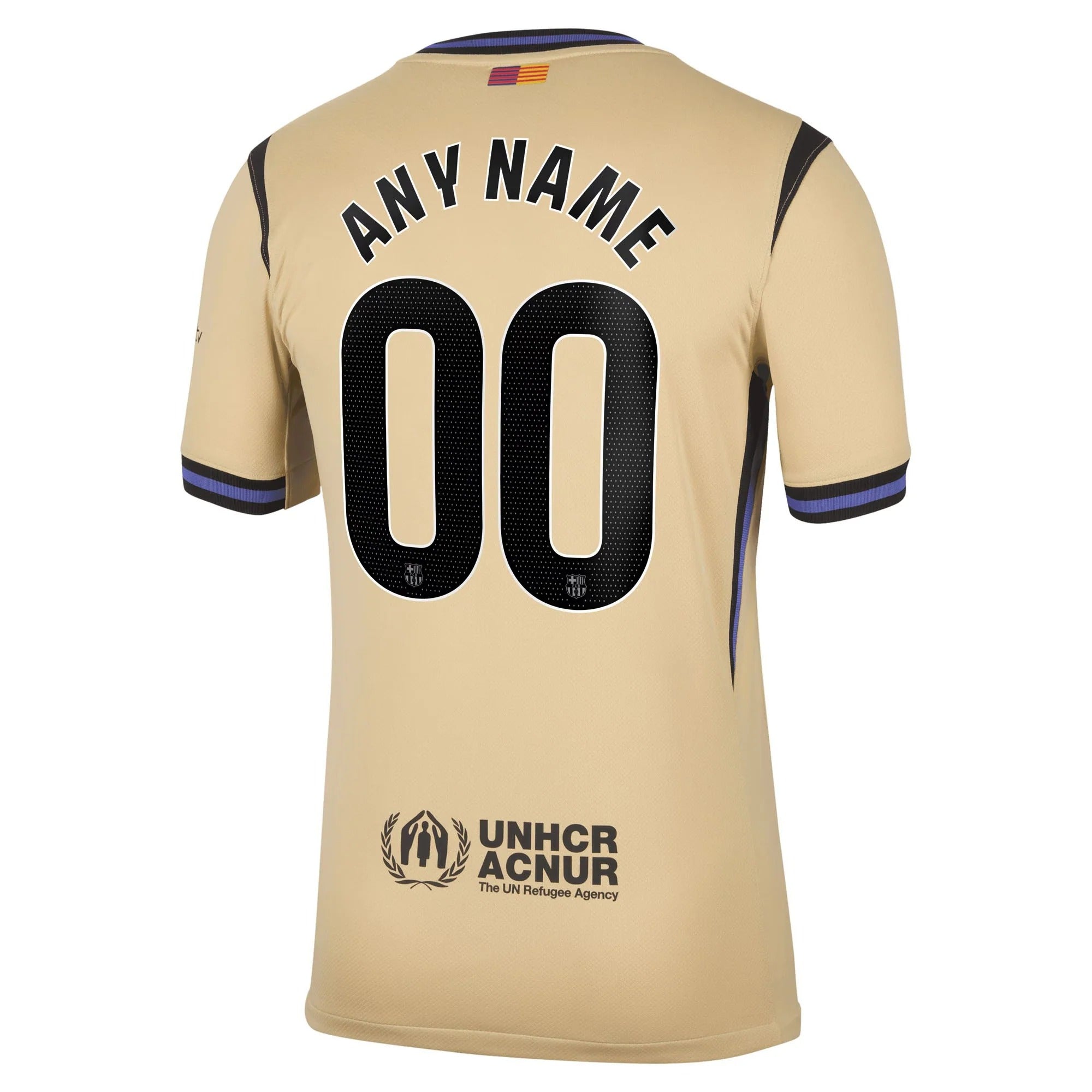 Espoor™ Barcelona Team Edition 2025/26 Away Fan Custom Jersey - Gold