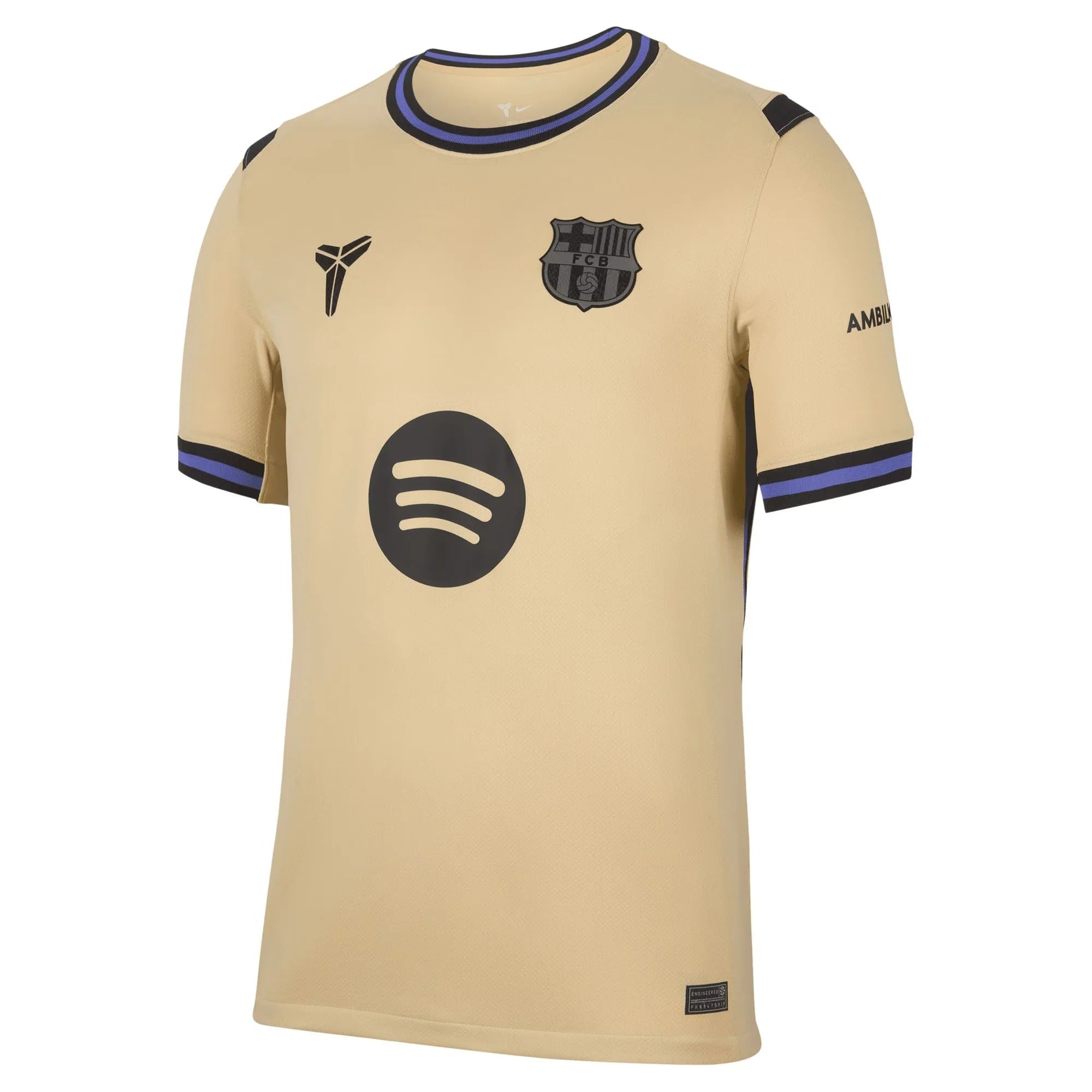 Espoor™ Barcelona Team Edition 2025/26 Away Fan Custom Jersey - Gold