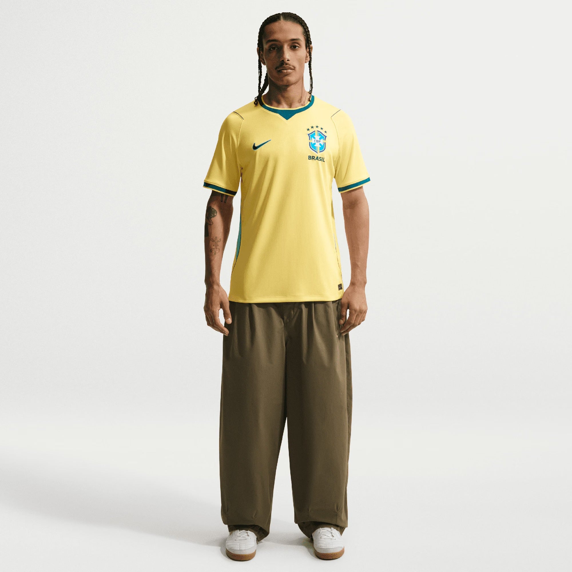 Espoor™ Brazil Style 2026 Home Custom Fan Jersey - Yellow