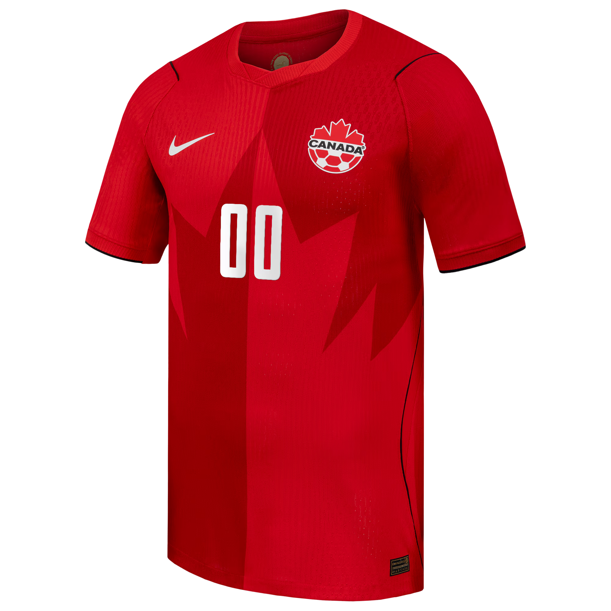 Espoor™ Canada Style 2026 Home Custom Elite Match Jersey - Red