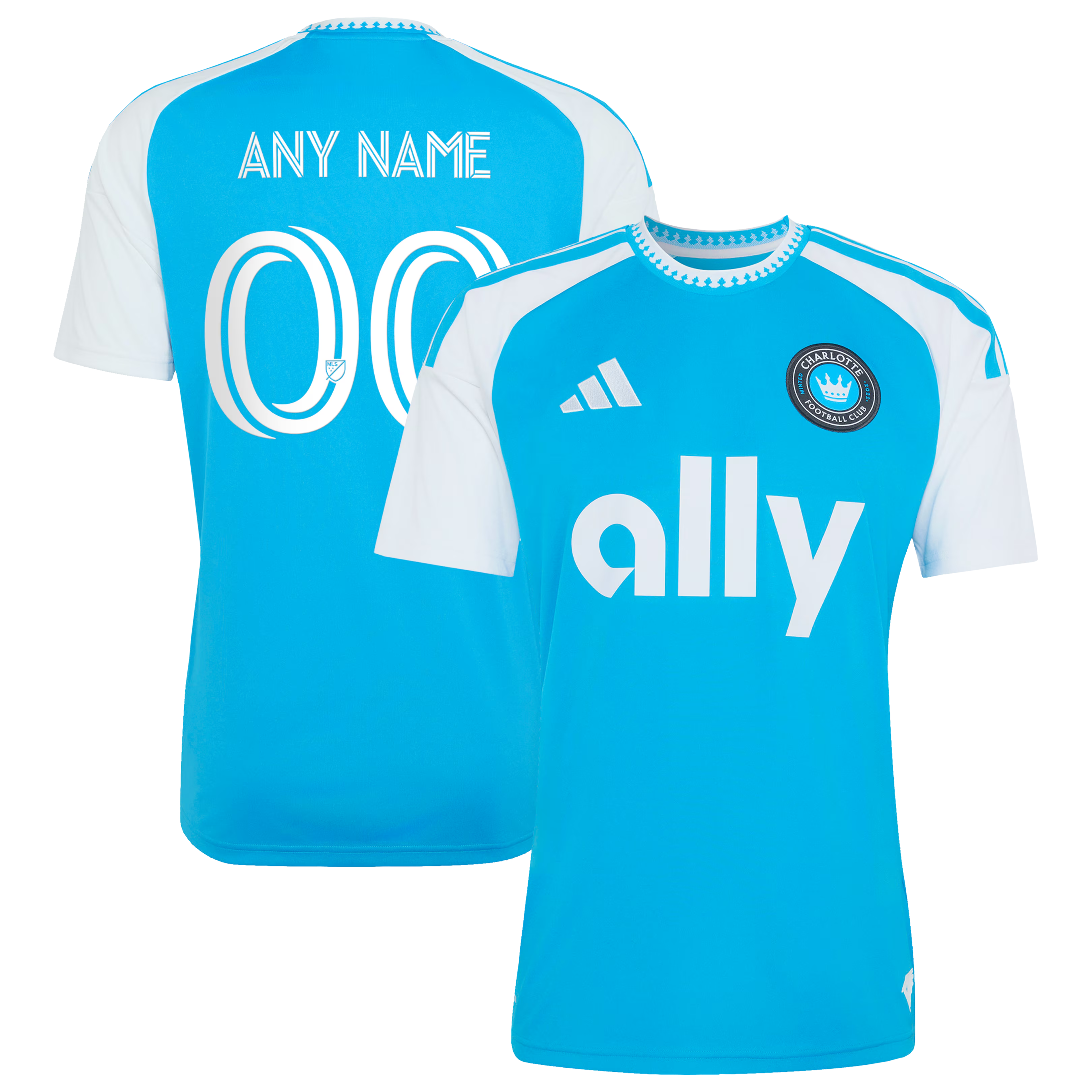 Espoor™ Charlotte Edition 2026 Carolina "Crowns Up" Custom Fan Jersey - Blue