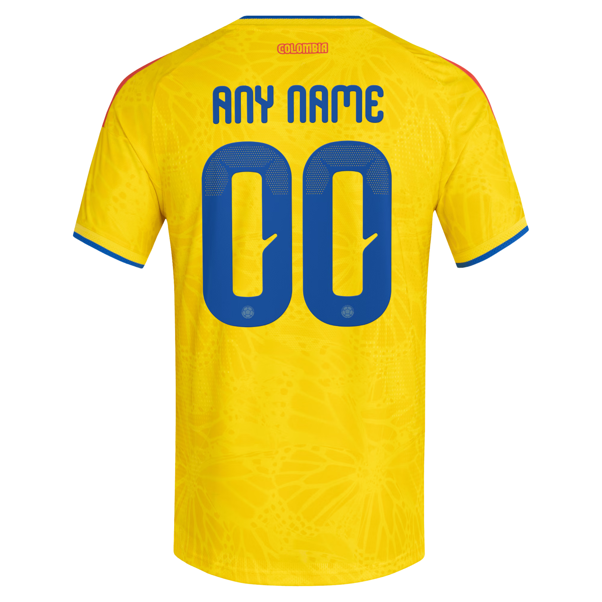 Espoor™ Colombia Style 2026 Home Custom Elite Match Jersey - Yellow