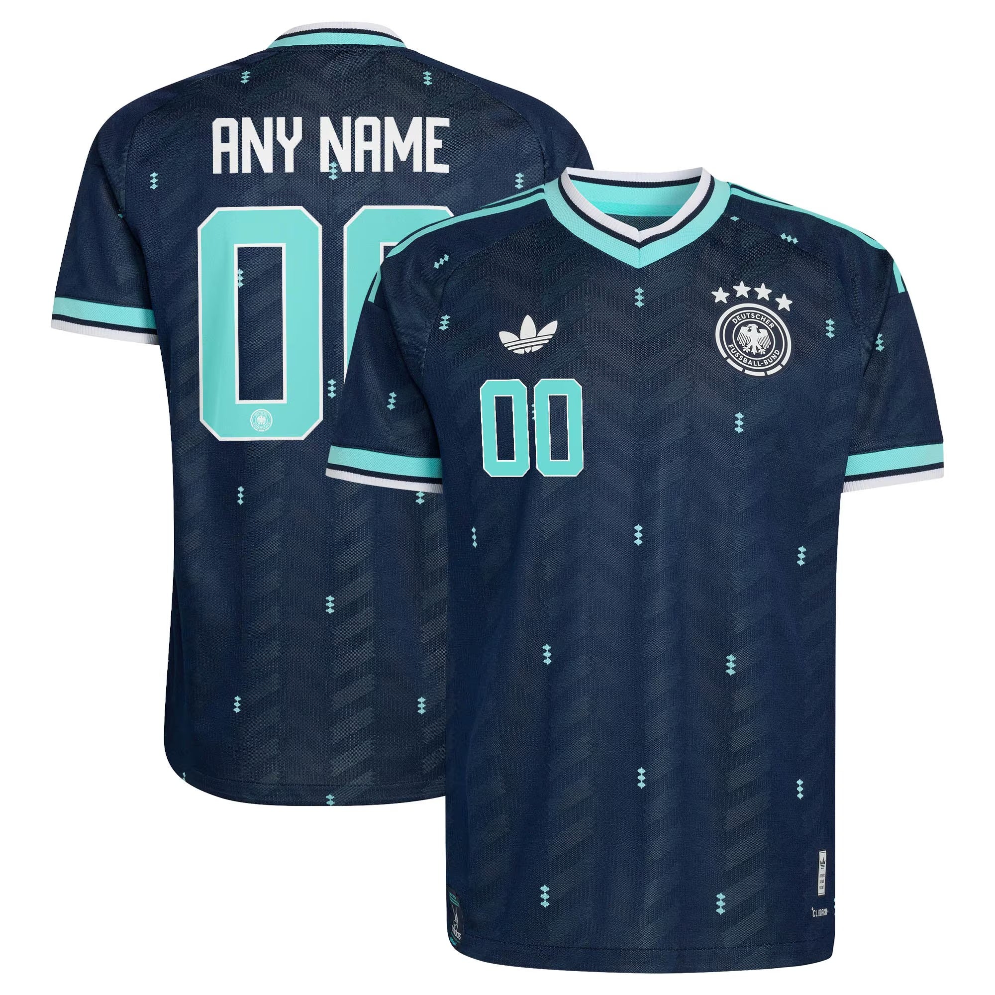 Espoor™ Germany Style 2026 Away Custom Elite Match Jersey - Navy