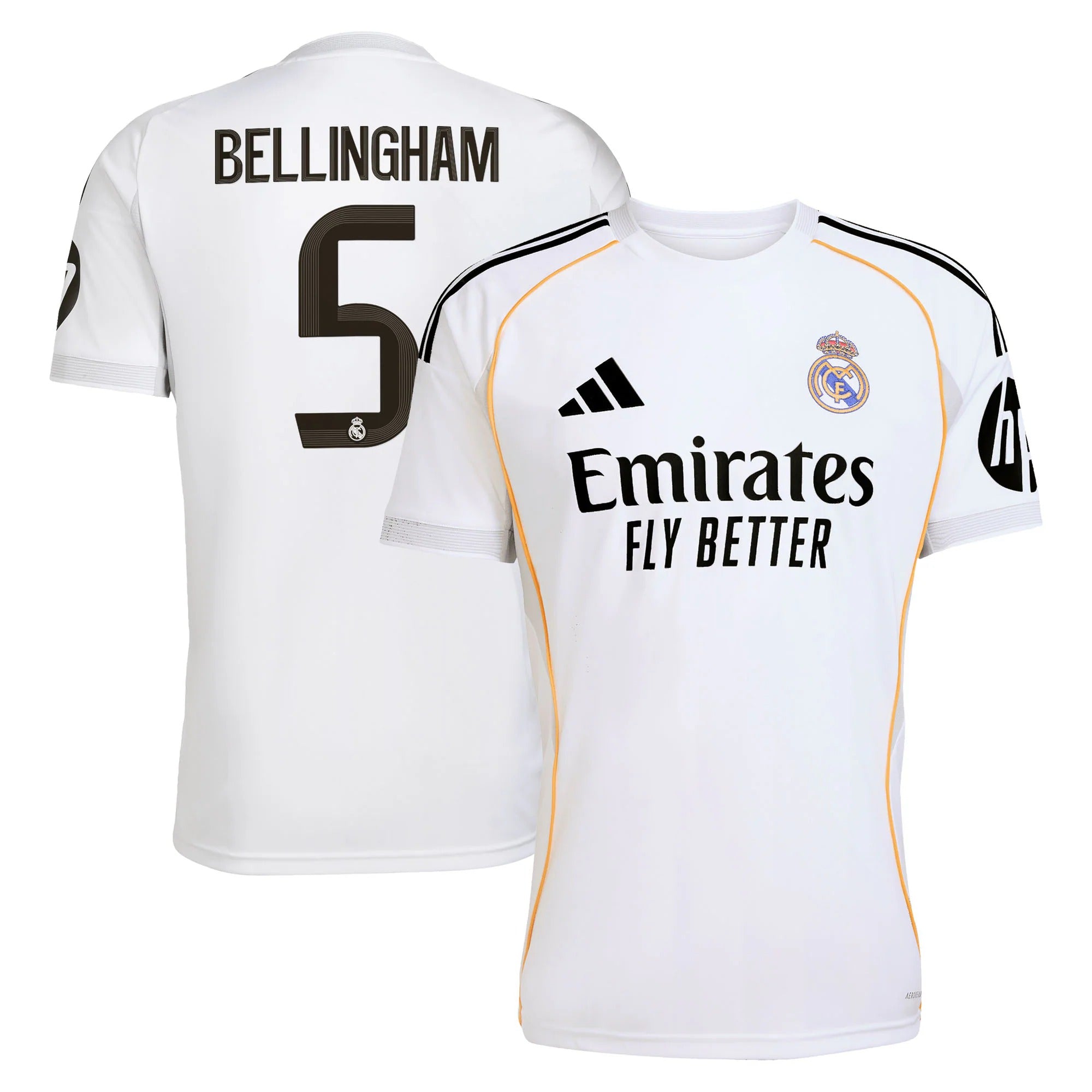 Espoor™ Madrid Edition 2025/26 Home #5 Legend Fan Jersey - White (Bellingham)