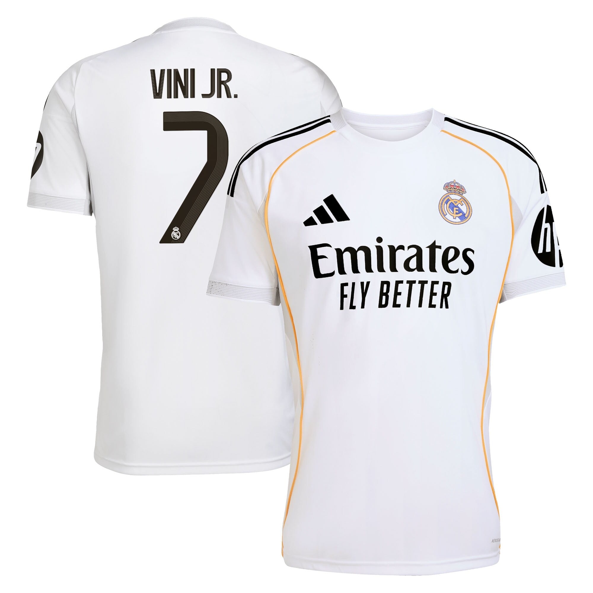 Espoor™ Madrid Edition 2025/26 Home #7 Legend Fan Jersey - White (Vini Jr.)