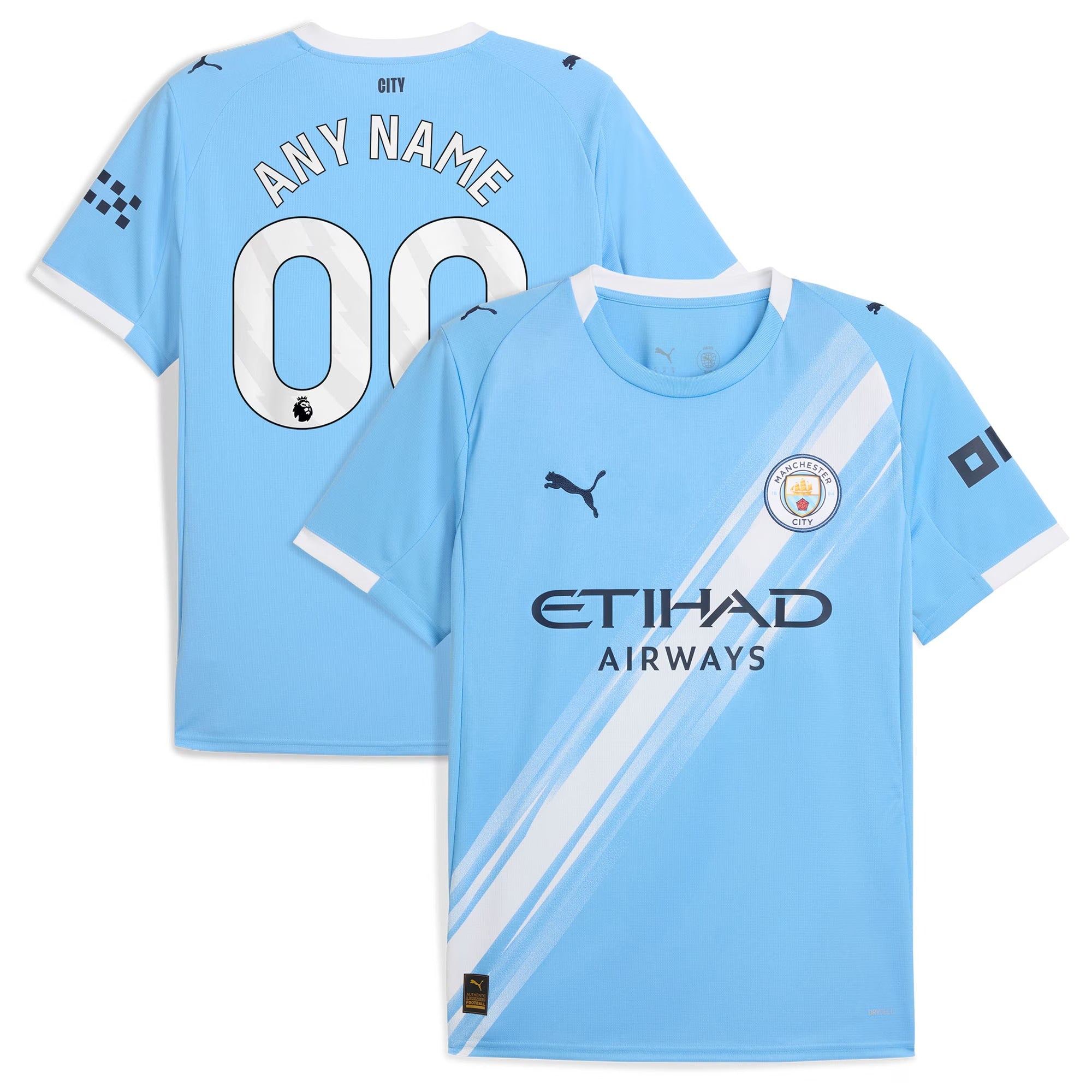 Espoor™ Manchester City Edition 2025/26 Home Fan Custom Jersey - Sky Blue