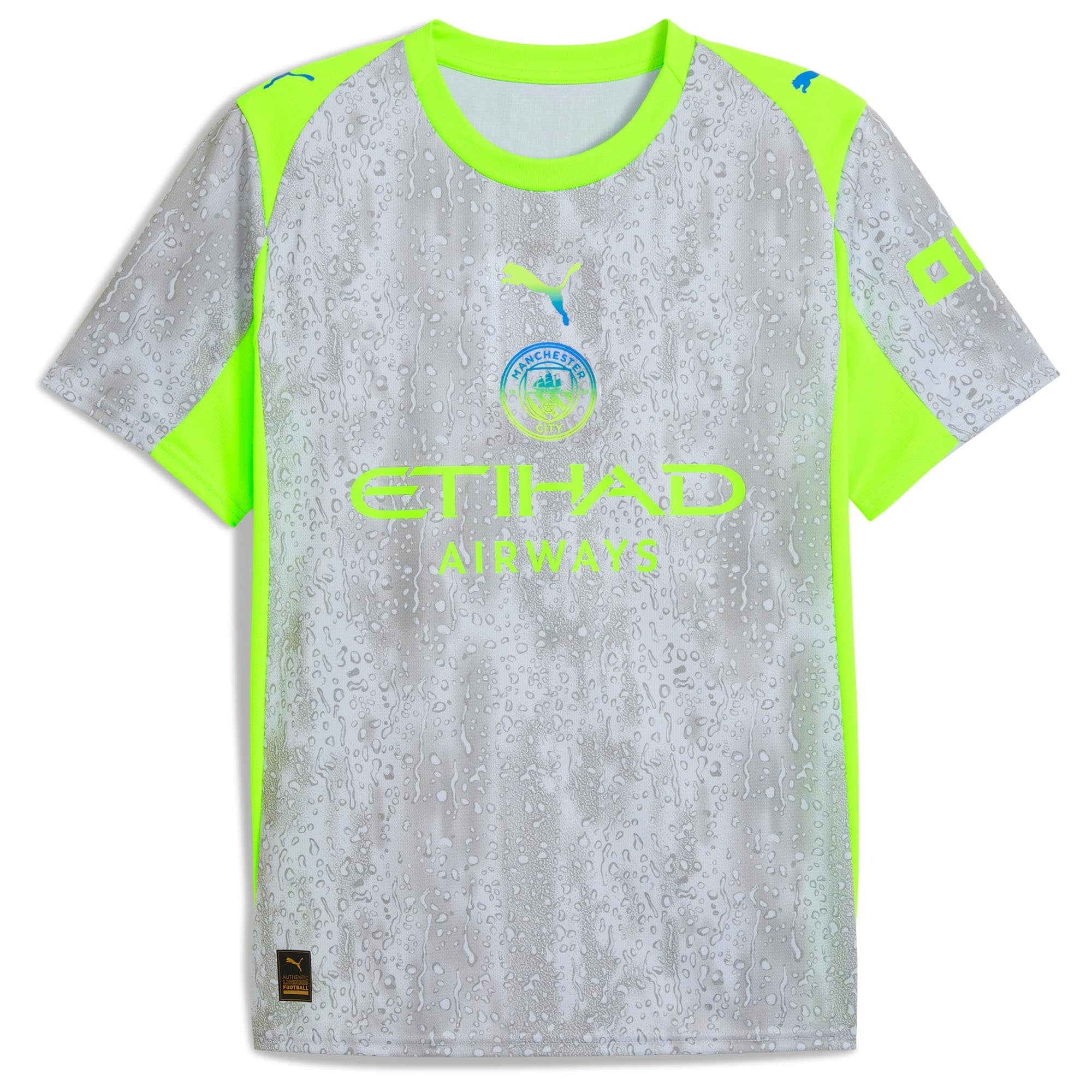 Espoor™ Manchester City Edition 2025/26 Third Fan Custom Jersey - Green/Neon Green
