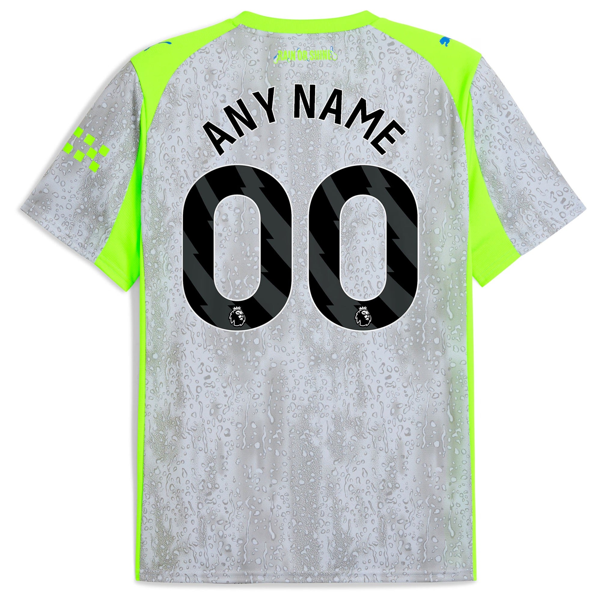 Espoor™ Manchester City Edition 2025/26 Third Fan Custom Jersey - Green/Neon Green