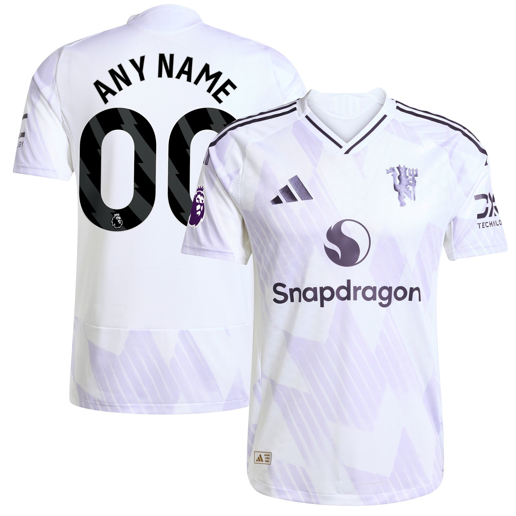 Espoor™ Manchester United Edition 2025/26 Away Elite Match Custom Jersey - White