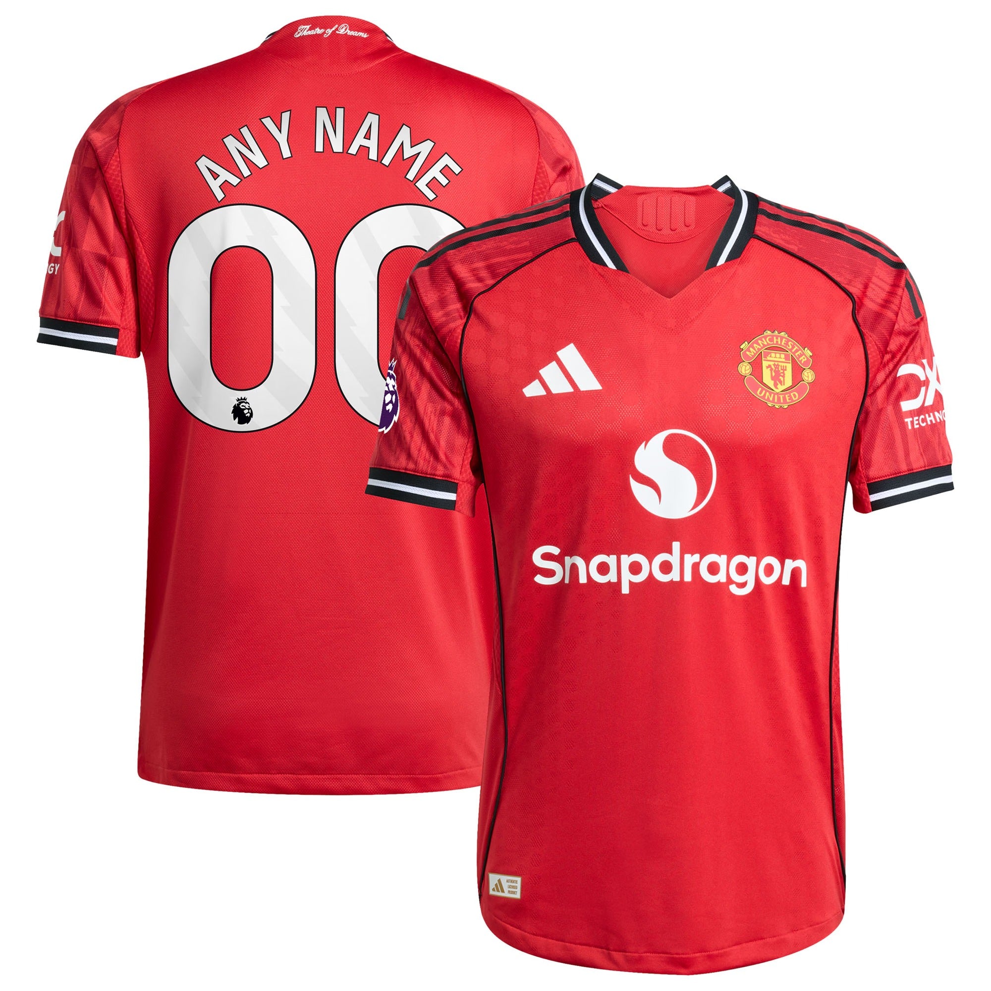 Espoor™ Manchester United Edition 2025/26 Home Elite Match Custom Jersey - Red