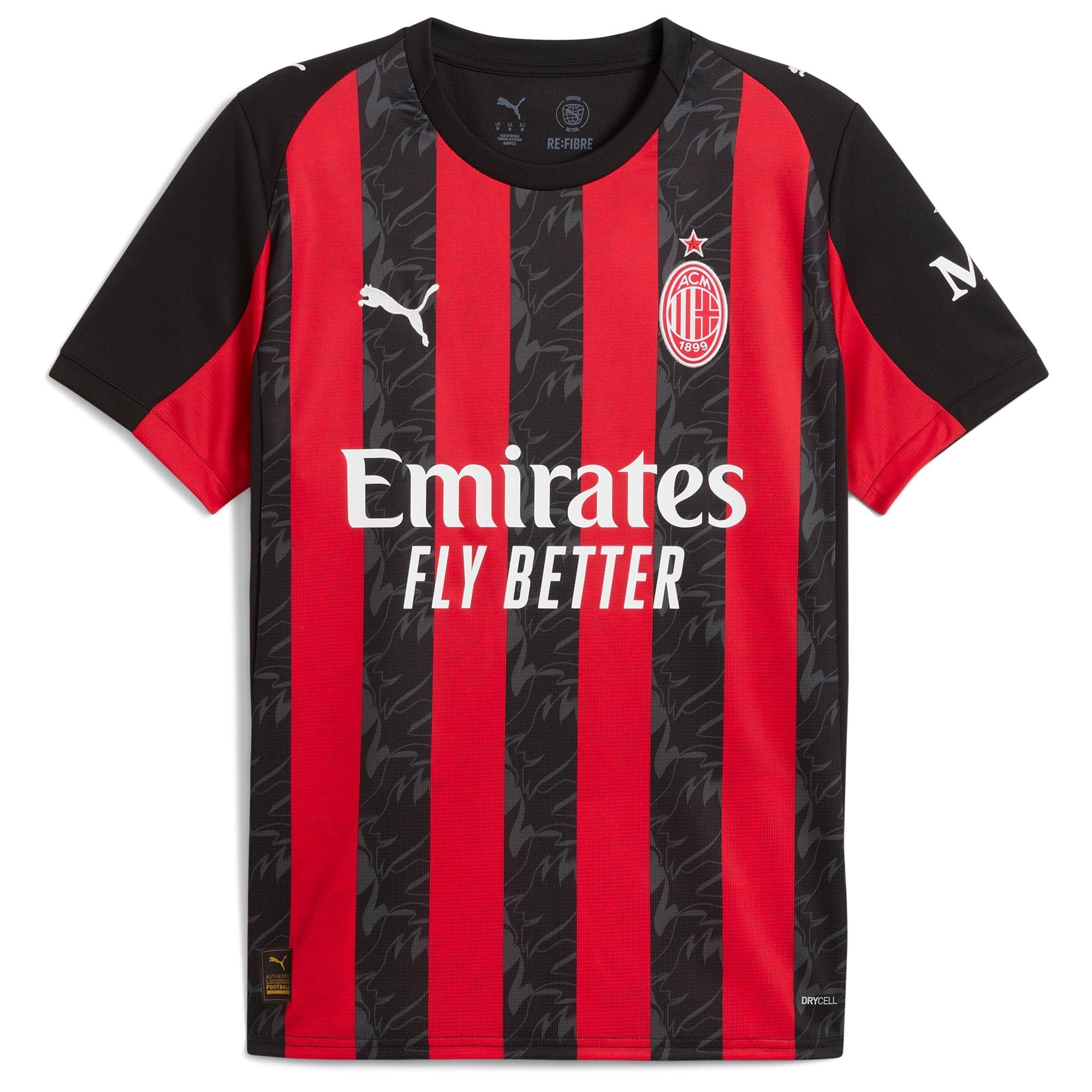 Espoor™ Milan Edition 2025/26 Home #11 Legend Fan Jersey - Red/Black ( Pulisic)