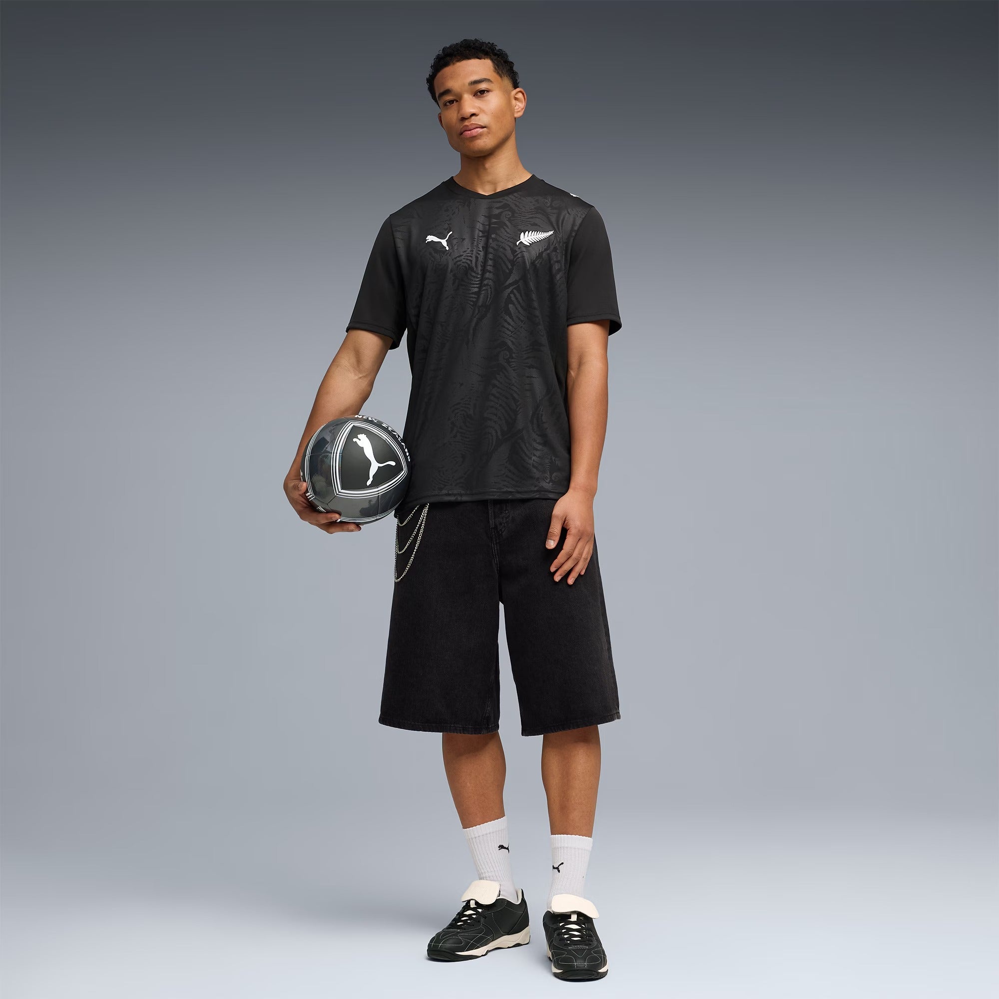 Espoor™ New Zealand Style 2026 Home Fan Custom Jersey - Black