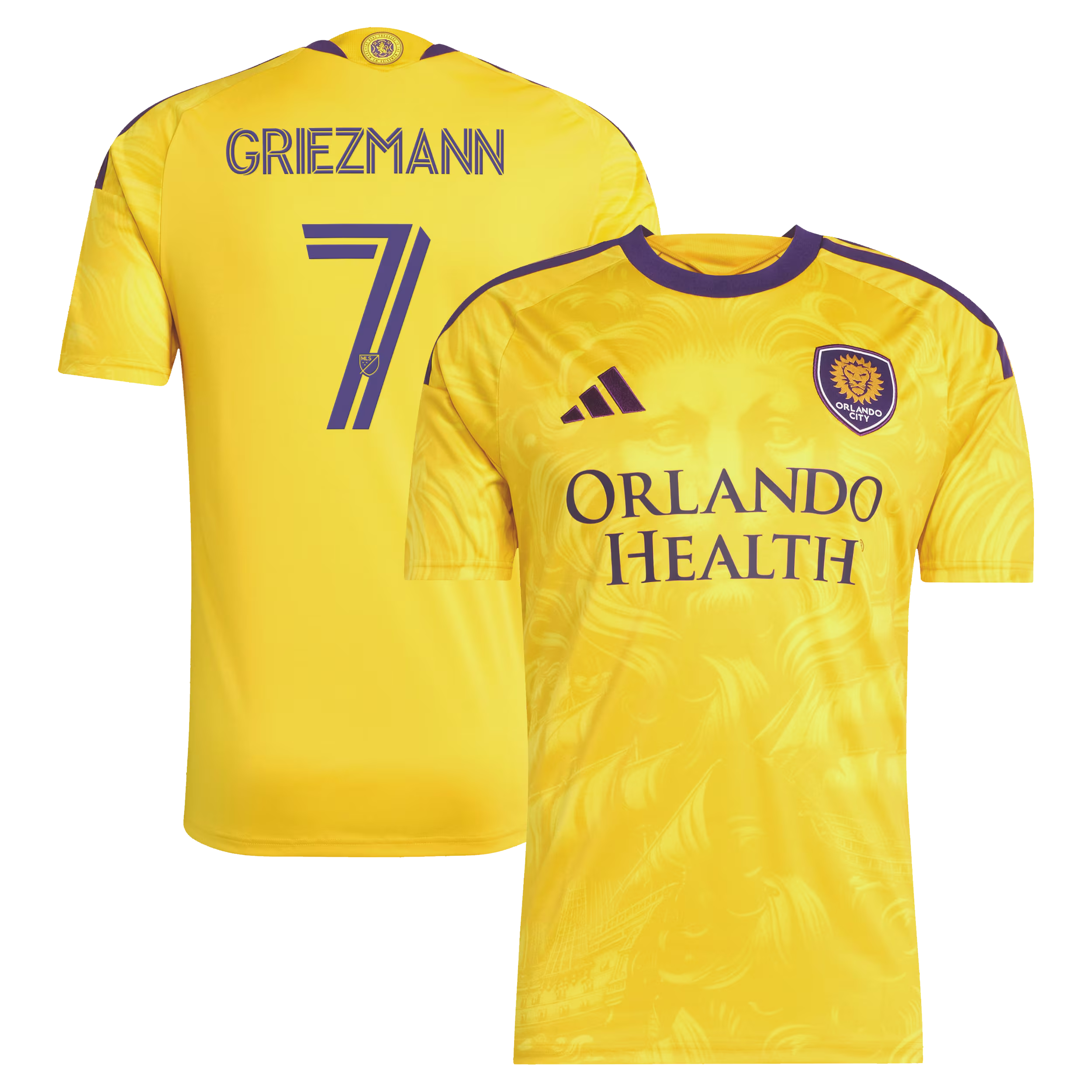 Espoor™ Orlando Edition 2026 Sunken Treasure #7 Legend Fan Jersey - Gold (Griezmann)