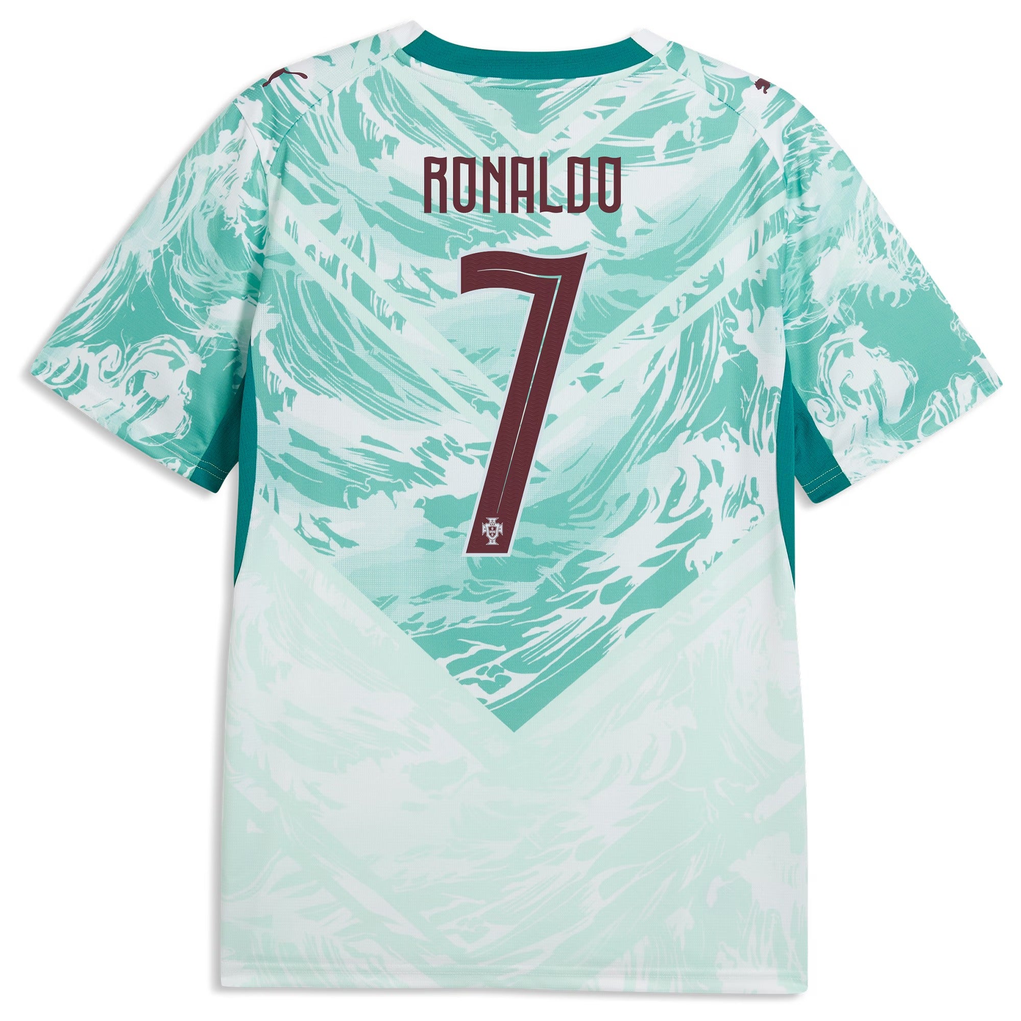Espoor™ Portugal Style 2026 Away #7 Legend Fan Jersey - White/Blue ( Ronaldo )