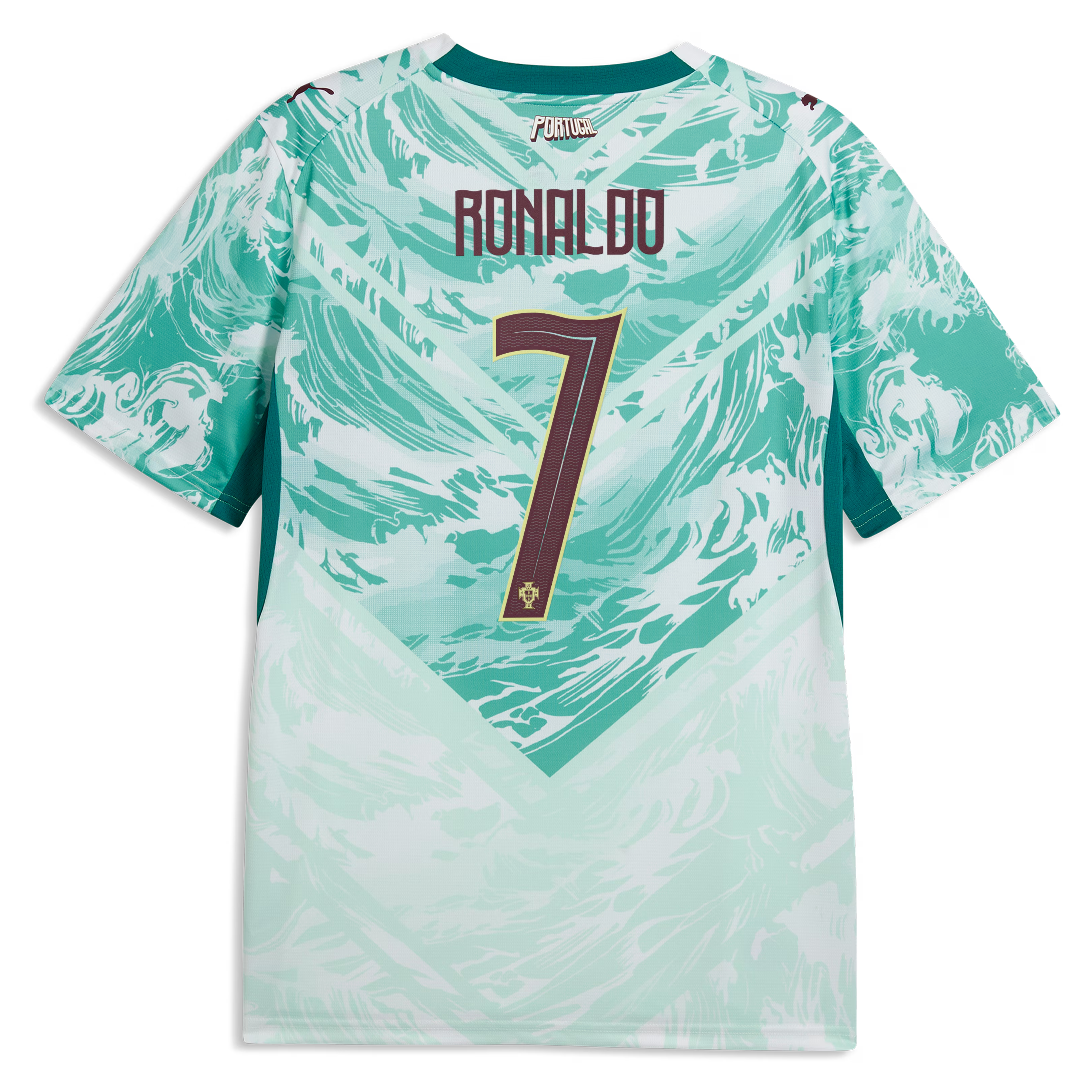 Espoor™ Portugal Style 2026 Away #7 Legend Fan Jersey - White/Blue ( Ronaldo )