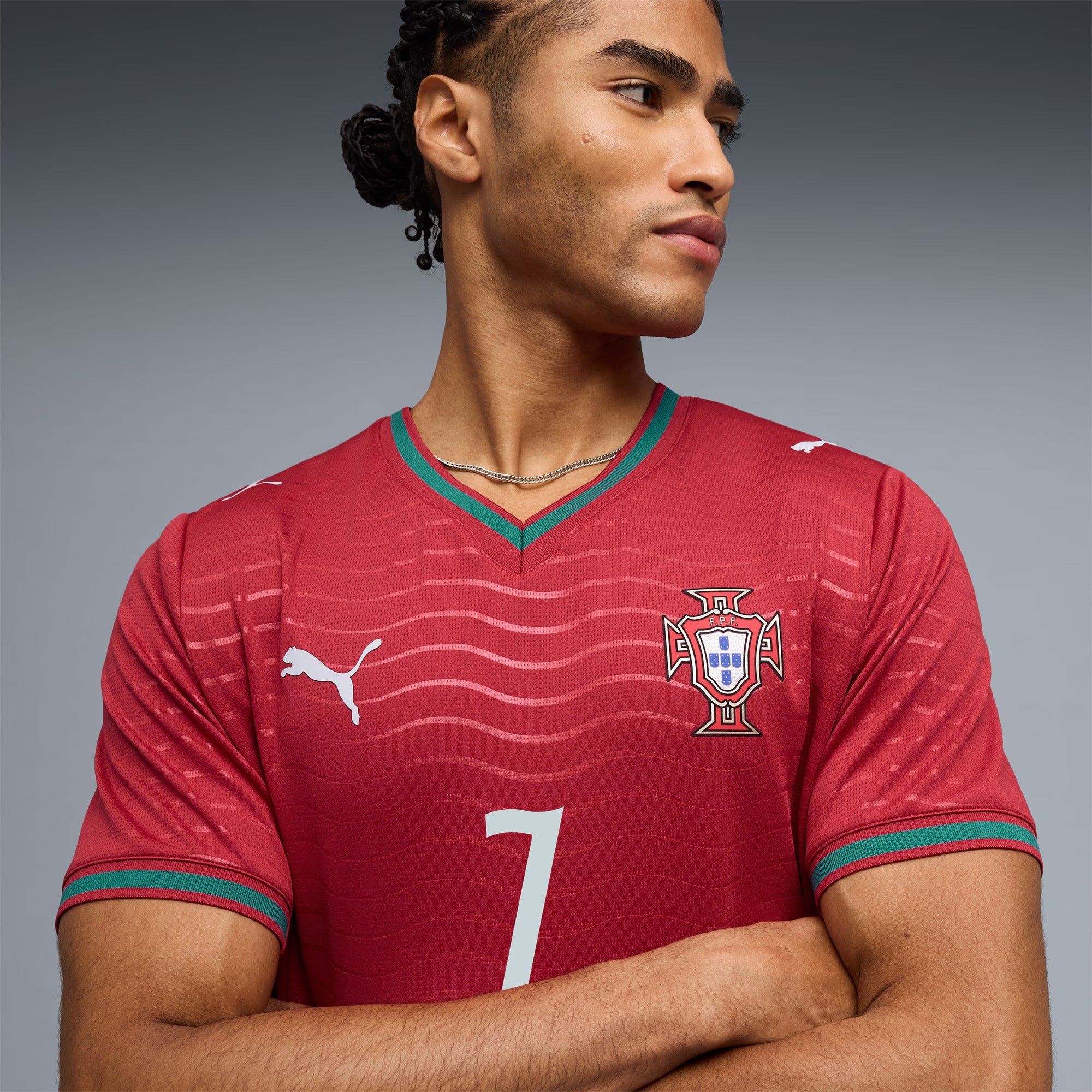 Espoor™ Portugal Style 2026 Home #7 Legend Fan Jersey - Red ( Ronaldo )