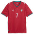 Espoor™ Portugal Style 2026 Home #7 Legend Fan Jersey - Red ( Ronaldo )