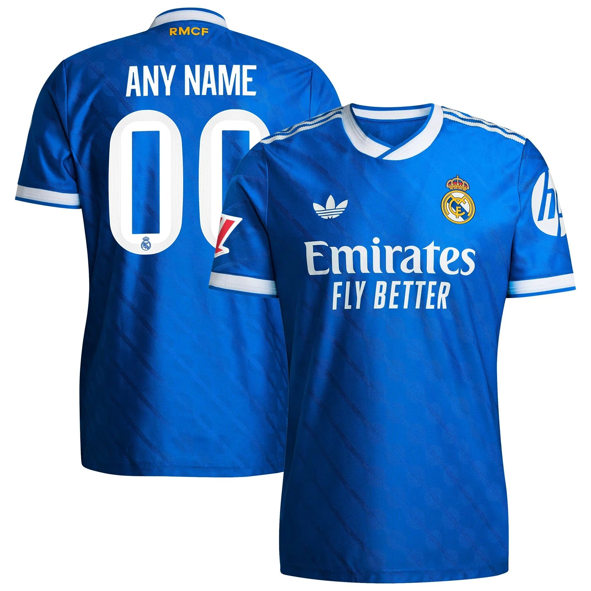 Espoor™ Real Madrid Team Edition 2025/26 Third Elite Match Custom Jersey - Blue