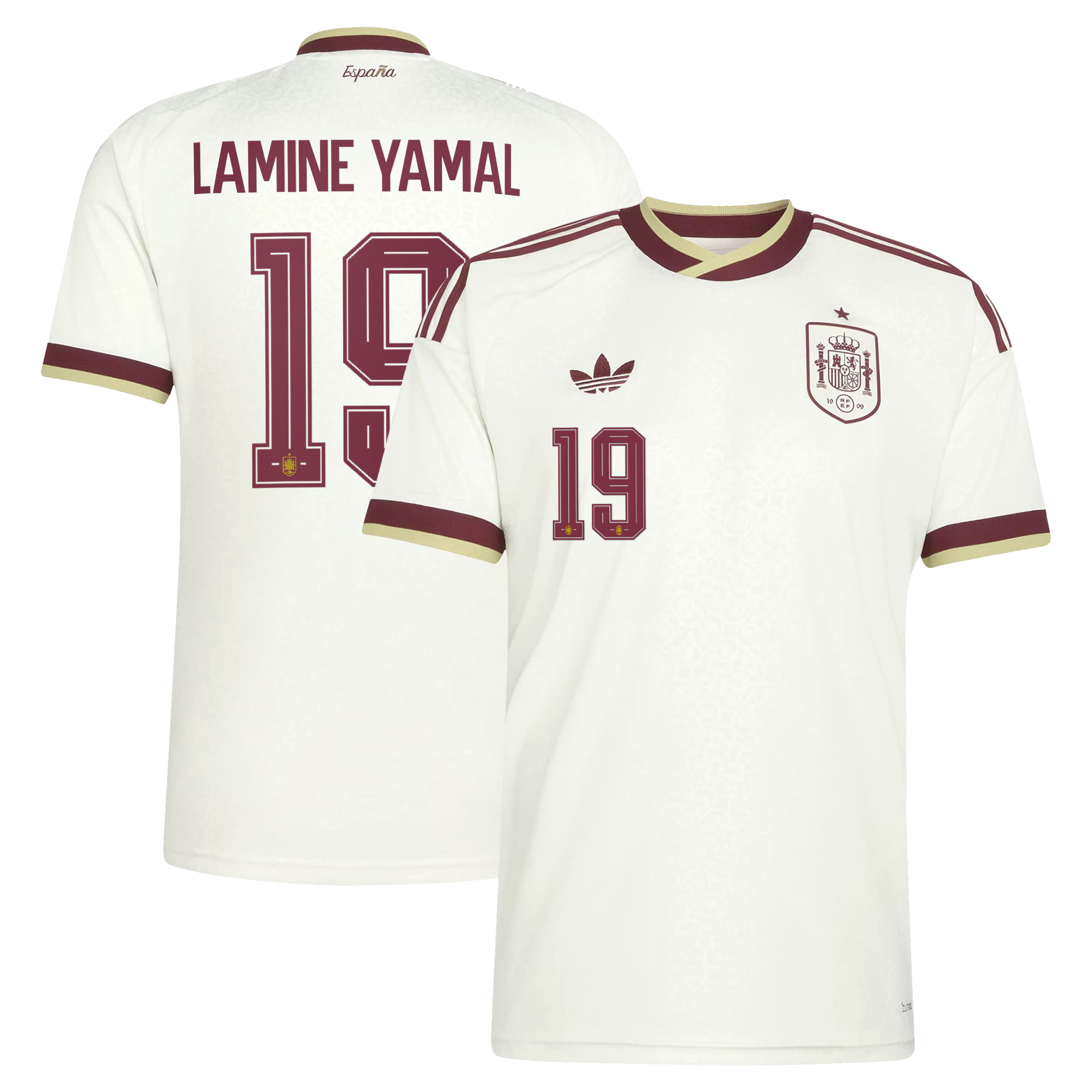 Espoor™ Spain Edition 2026 Away #10 Legend Fan Jersey - White (Yamal)