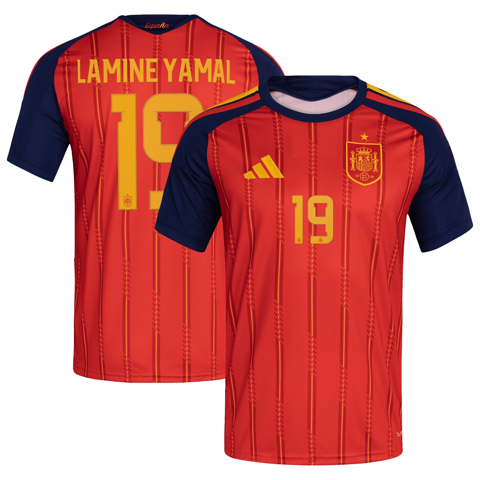 Espoor™ Spain Edition 2026 Home #10 Legend Fan Jersey - Red (Yamal)