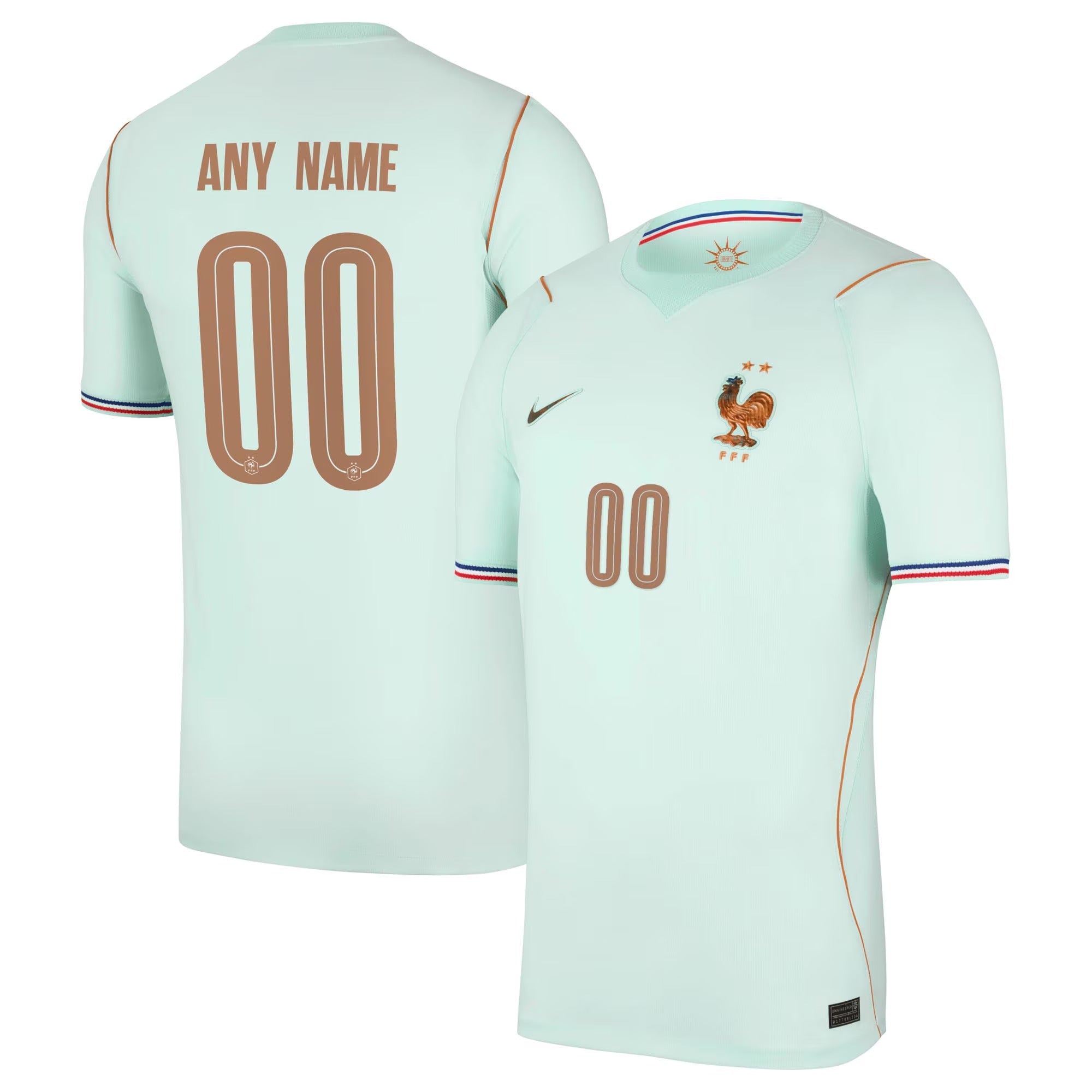 Espoor™ France National Team Nike 2026 Away Stadium Replica Custom Jersey - Green