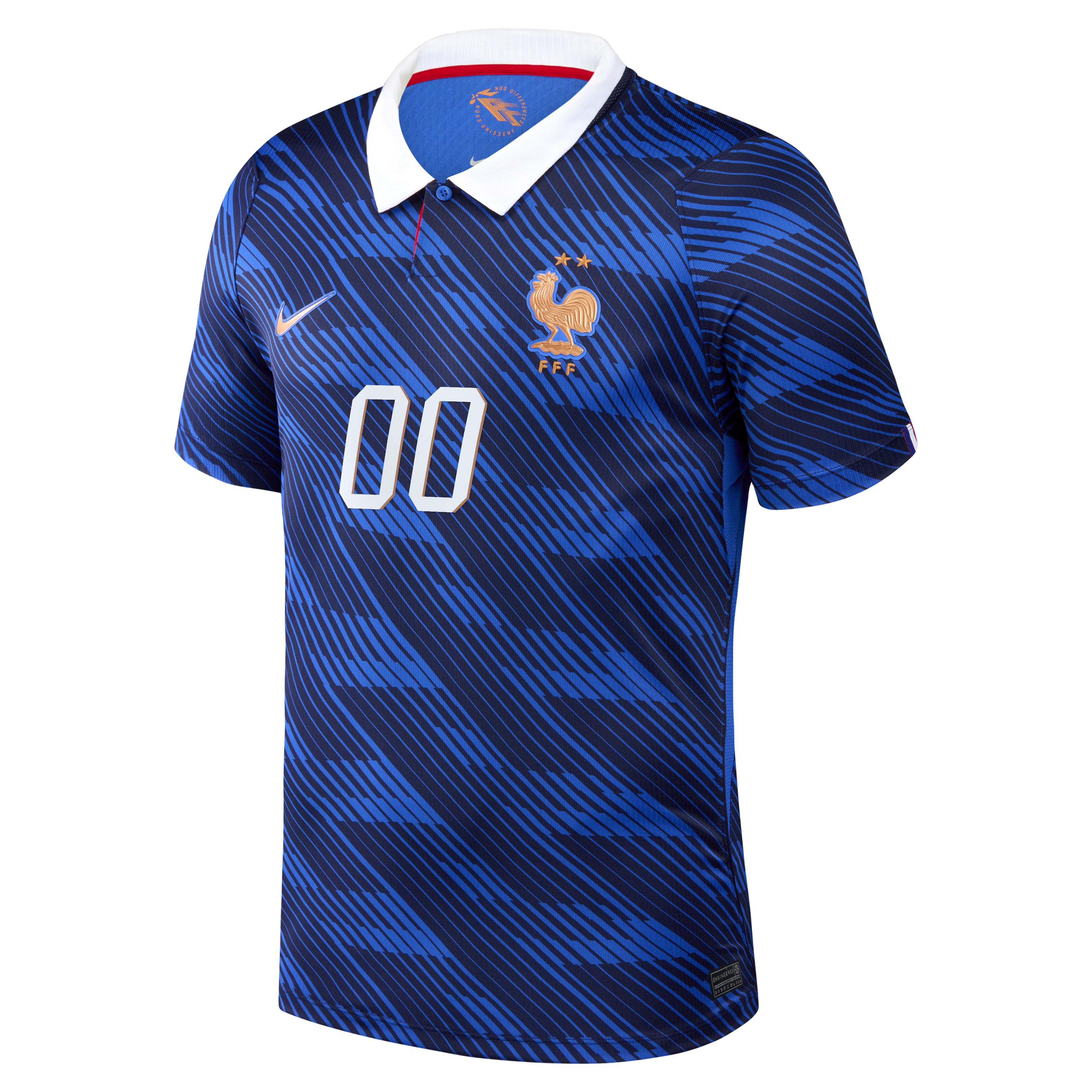 Espoor™ France National Team Nike 2026 Home Stadium Replica Custom Jersey - Blue