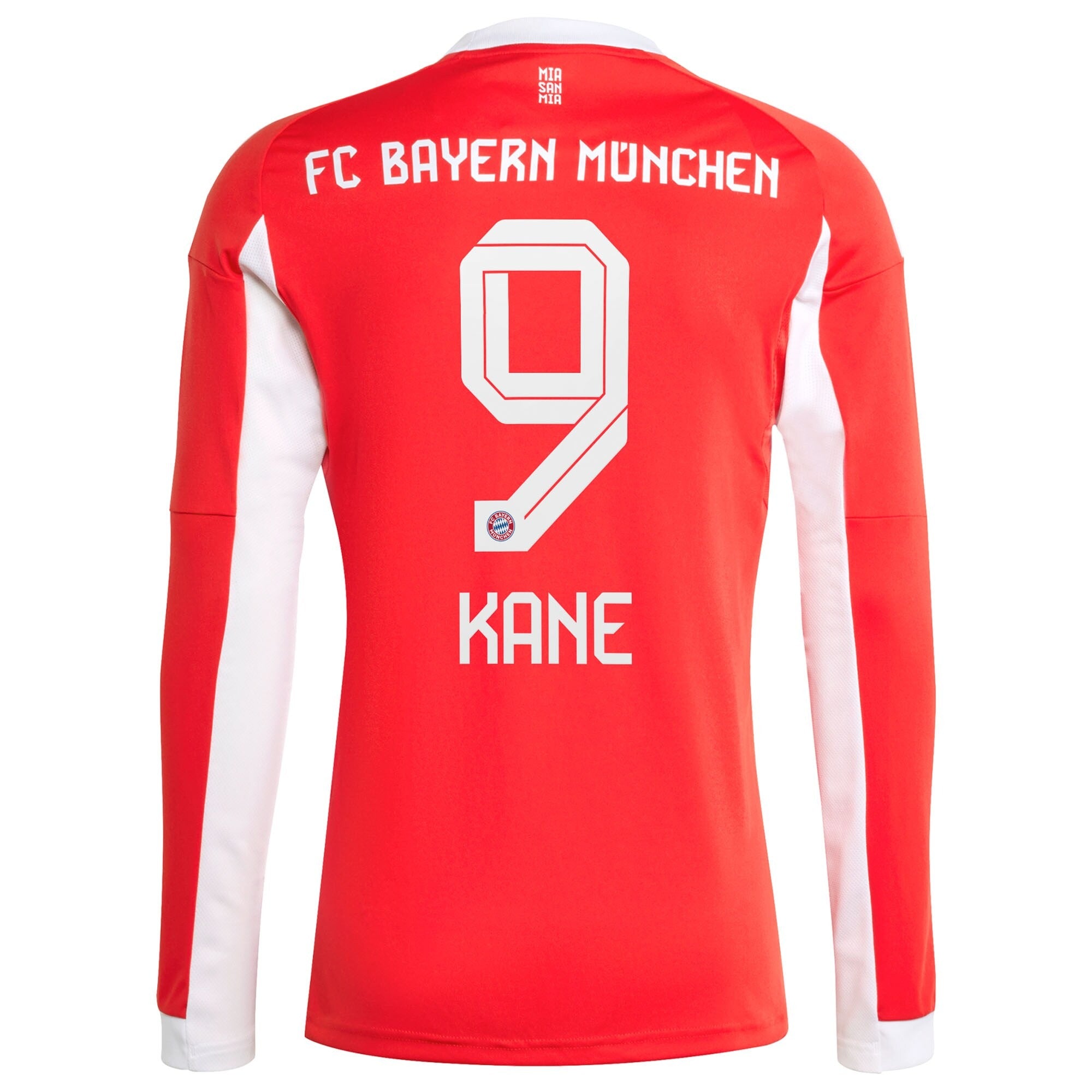 Espoor™ Harry Kane Bayern Munich Adidas 2025/26 Home Long Sleeve Jersey - Red