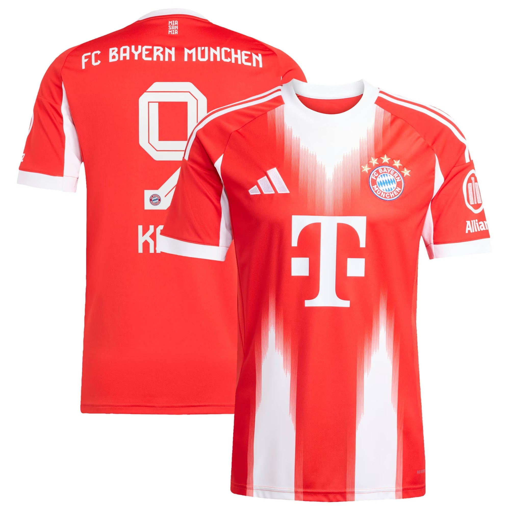 Harry Kane Bayern Munich adidas 2025/26 Home Jersey - Red - Jersey Teams World