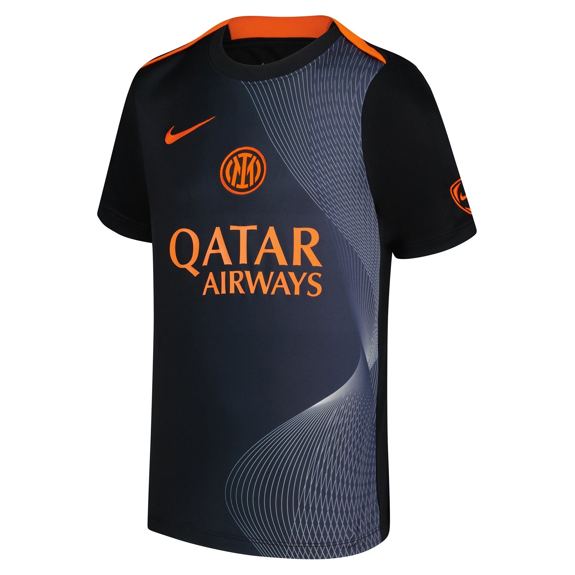 Espoor™ Inter Milan Nike 2025/26 Third Academy Pro Pre-Match Performance Top - Black