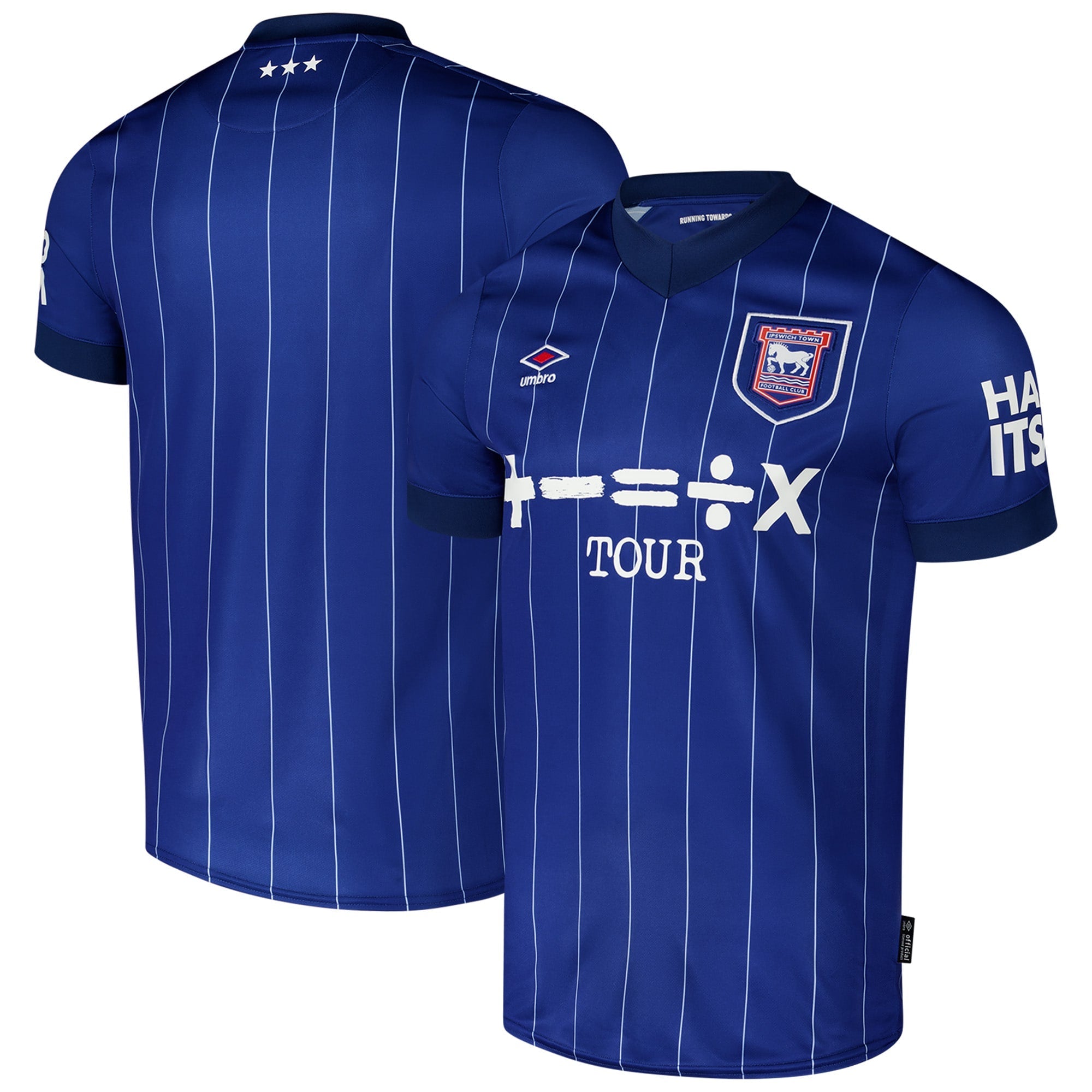 Espoor™ Ipswich Town F.C. Umbro 2024/25 Home Custom Jersey - Blue