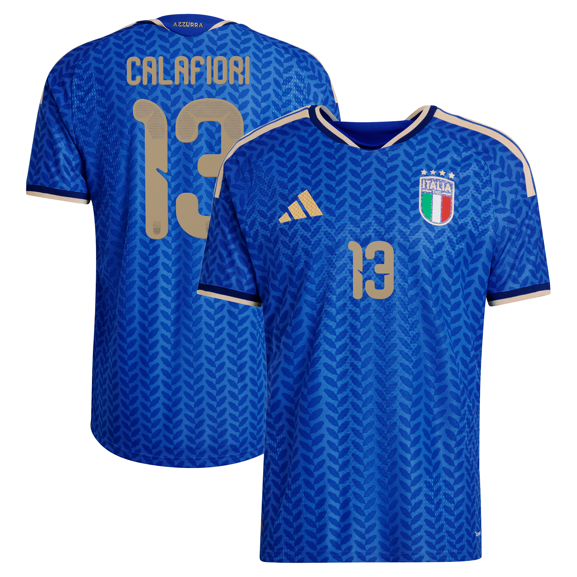 Espoor™ Italy 2026 Home Player Jersey #5 - Blue (Calafiori)