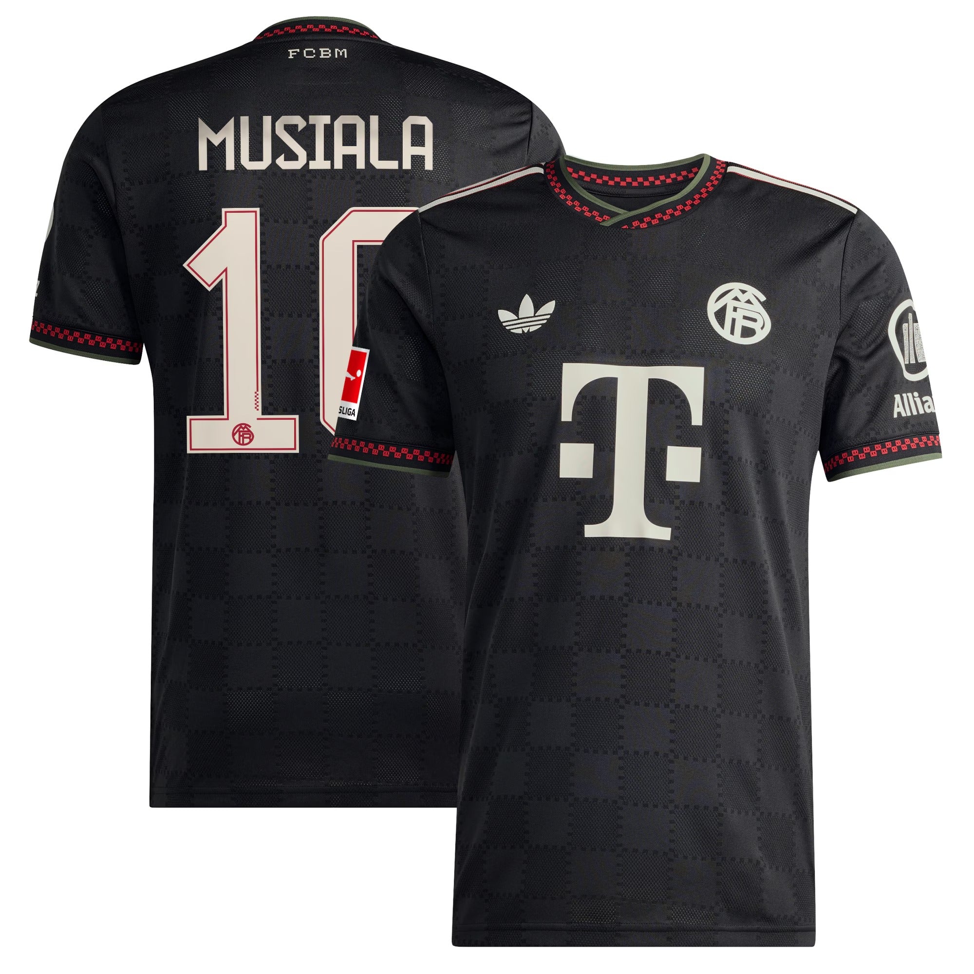 Espoor™ Jamal Musiala Bayern Munich adidas 2025/26 Third Player Jersey - Black