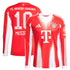 Espoor™ Jamal Musiala Bayern Munich adidas Home 2025/26 Long Sleeve Player Jersey - Red
