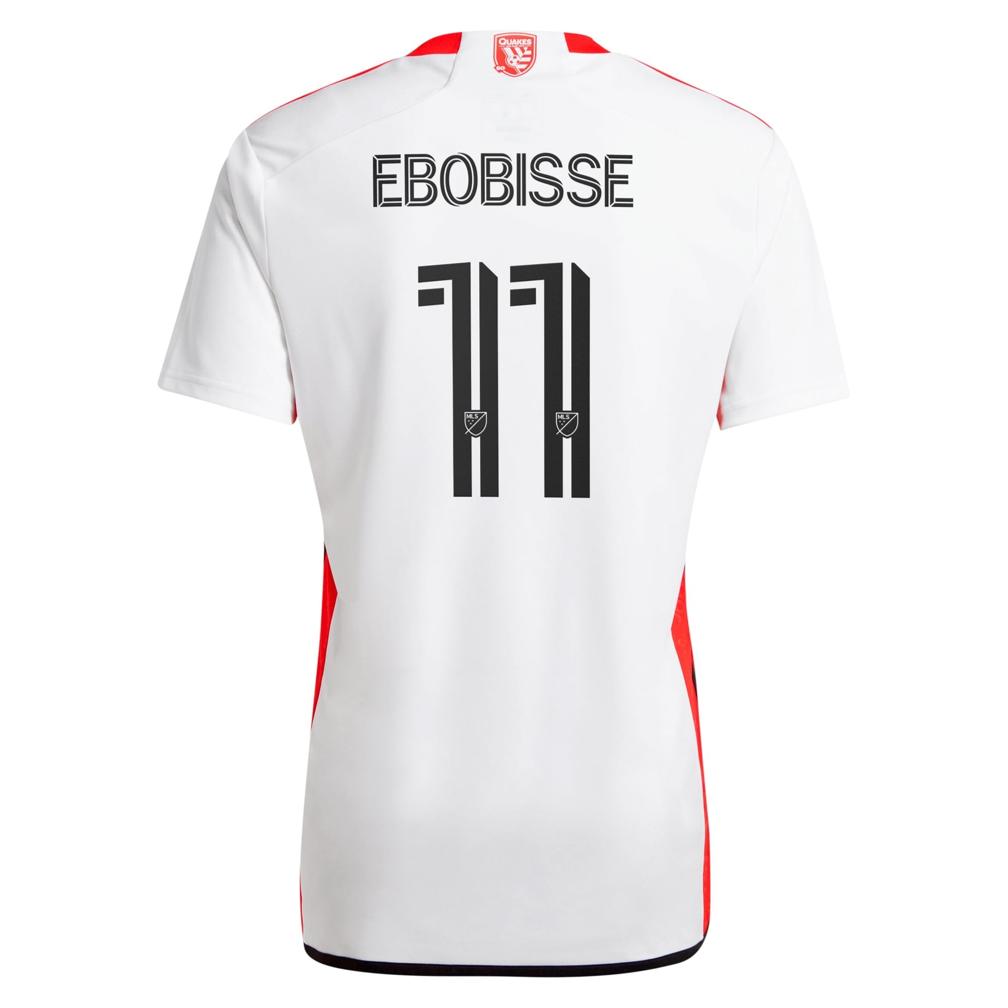 Jeremy Ebobisse San Jose Earthquakes adidas 2024 The 50 Kit Player Jersey - White - Jersey Teams World