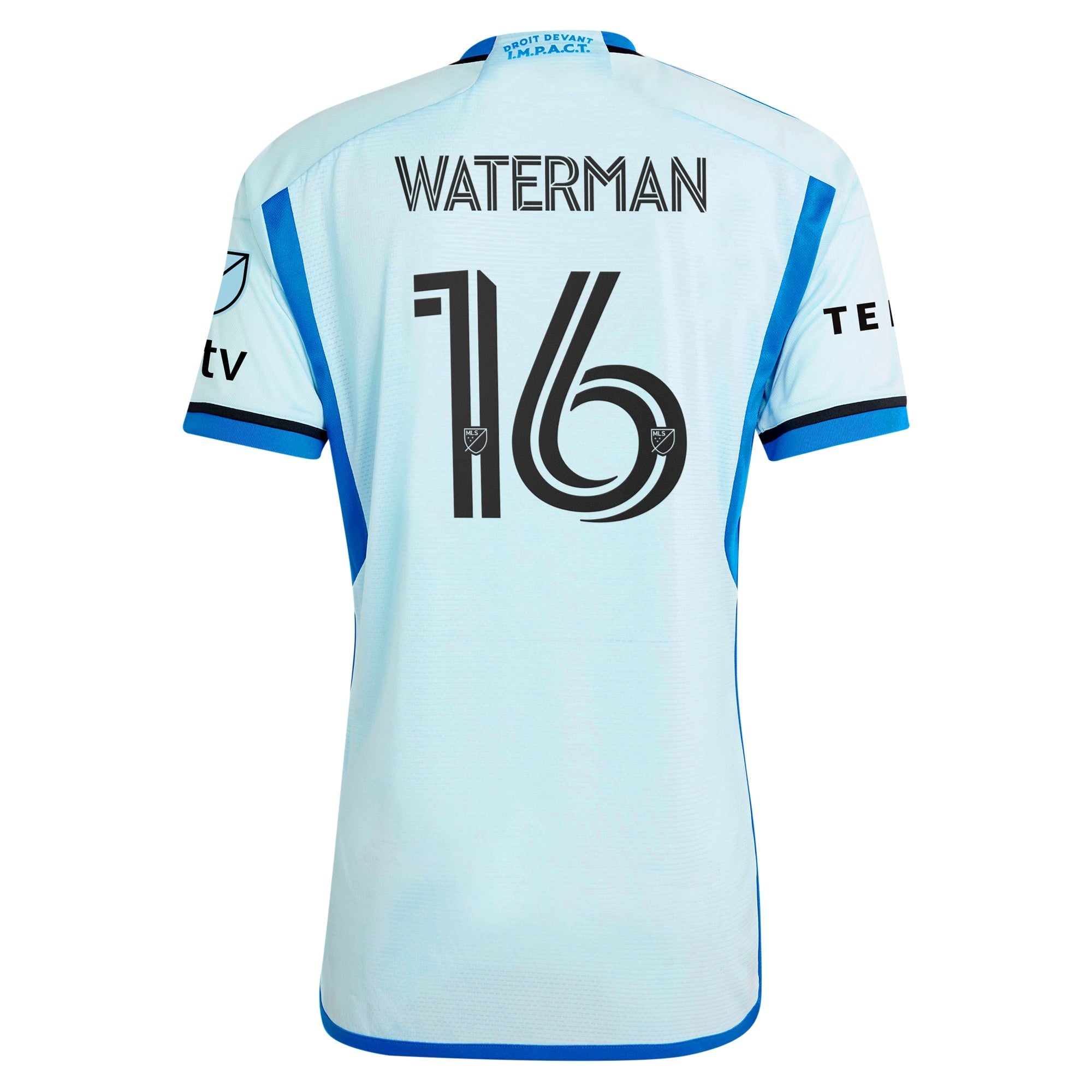 Espoor™ Joel Waterman CF Montreal adidas 2024 La Main Player Jersey – Light Blue