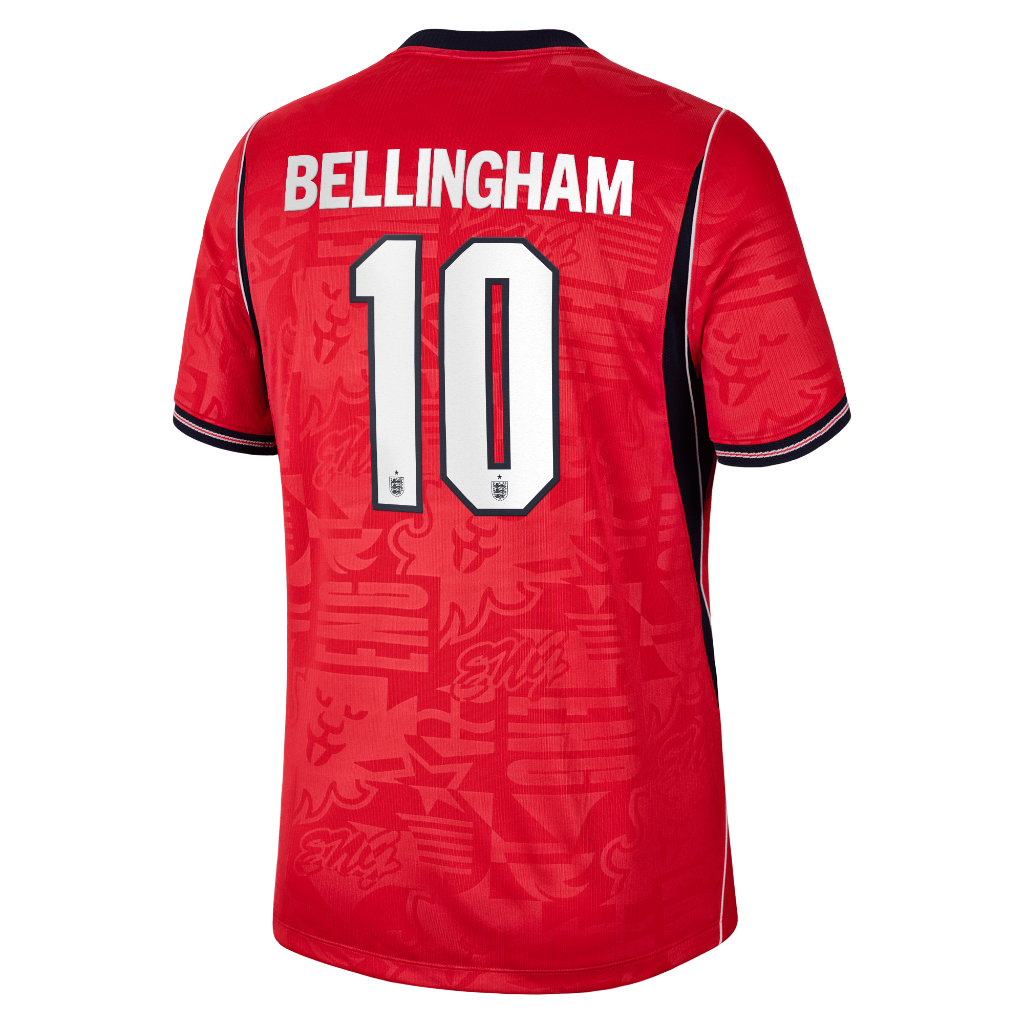 Espoor™ Jude Bellingham England National Team Nike 2026 Away Stadium Replica Jersey - Red