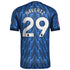 Espoor™ Kai Havertz Arsenal adidas 2025/26 Away Player Jersey - Blue