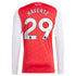 Espoor™ Kai Havertz Arsenal adidas 2025/26 Home Long Sleeve Player Jersey - Red