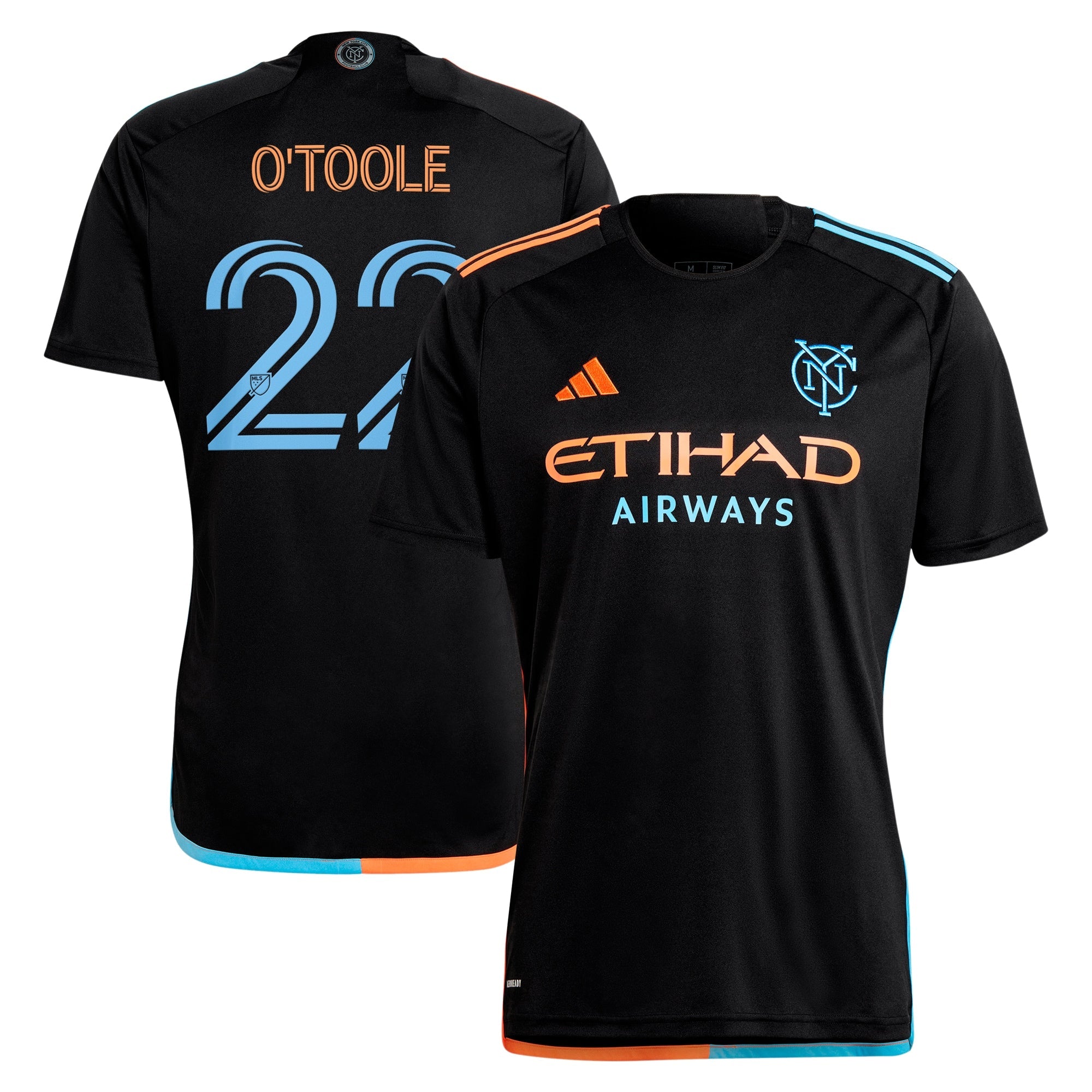 Espoor™ Kevin O'Toole New York City FC adidas 2024 24/7 Kit Player Jersey – Black