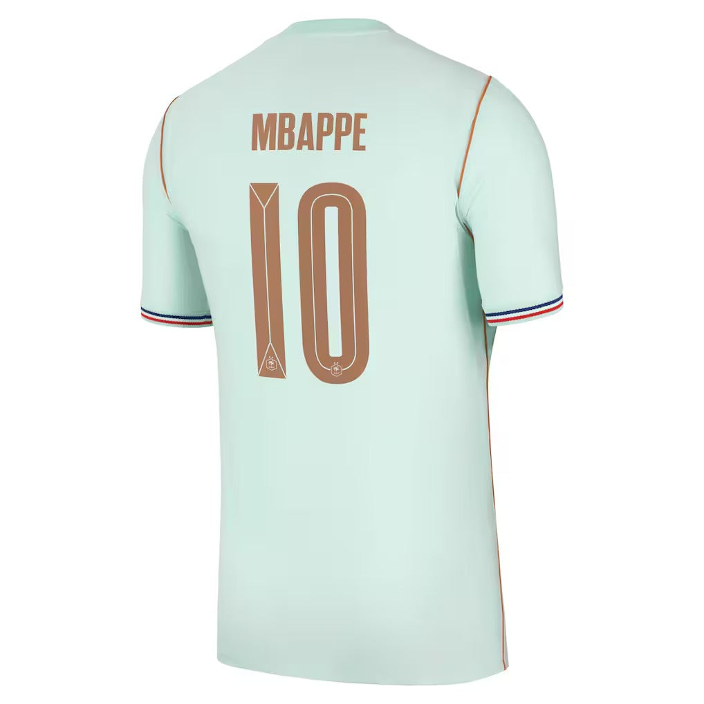Espoor™ Kylian Mbappé France National Team Nike 2026 Away Stadium Replica Jersey - Green
