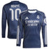 Espoor™ Kylian Mbappé Real Madrid adidas 2025/26 Away Long Sleeve Player Jersey - Blue